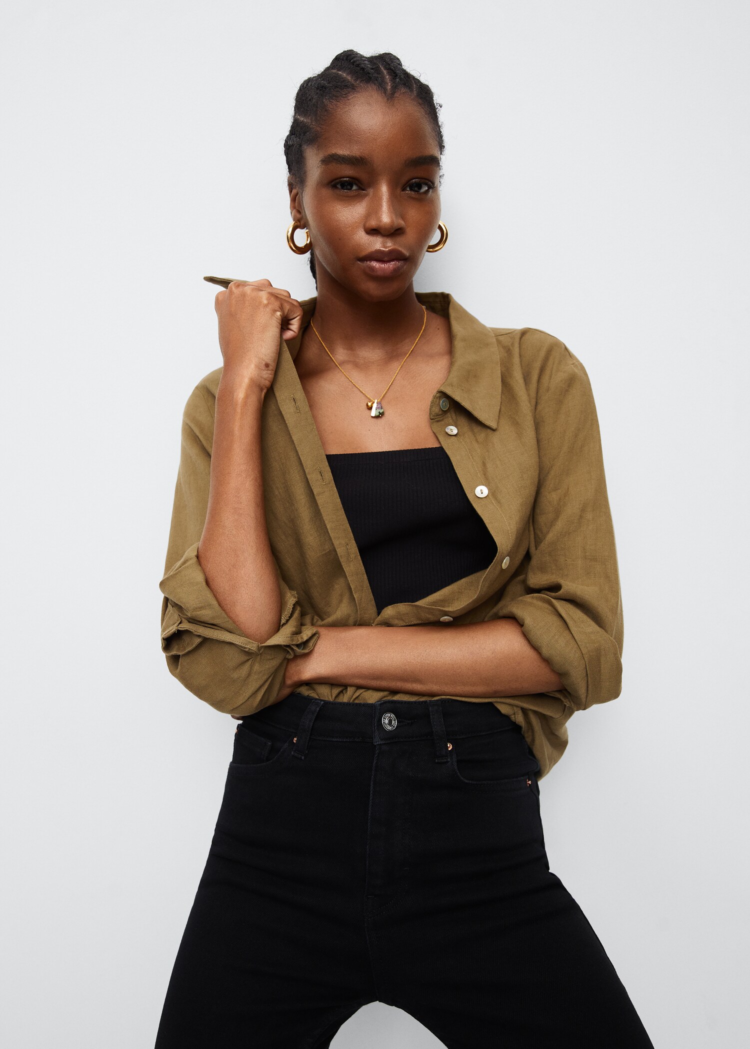 Soho high-waist skinny jeans - Details of the article 1