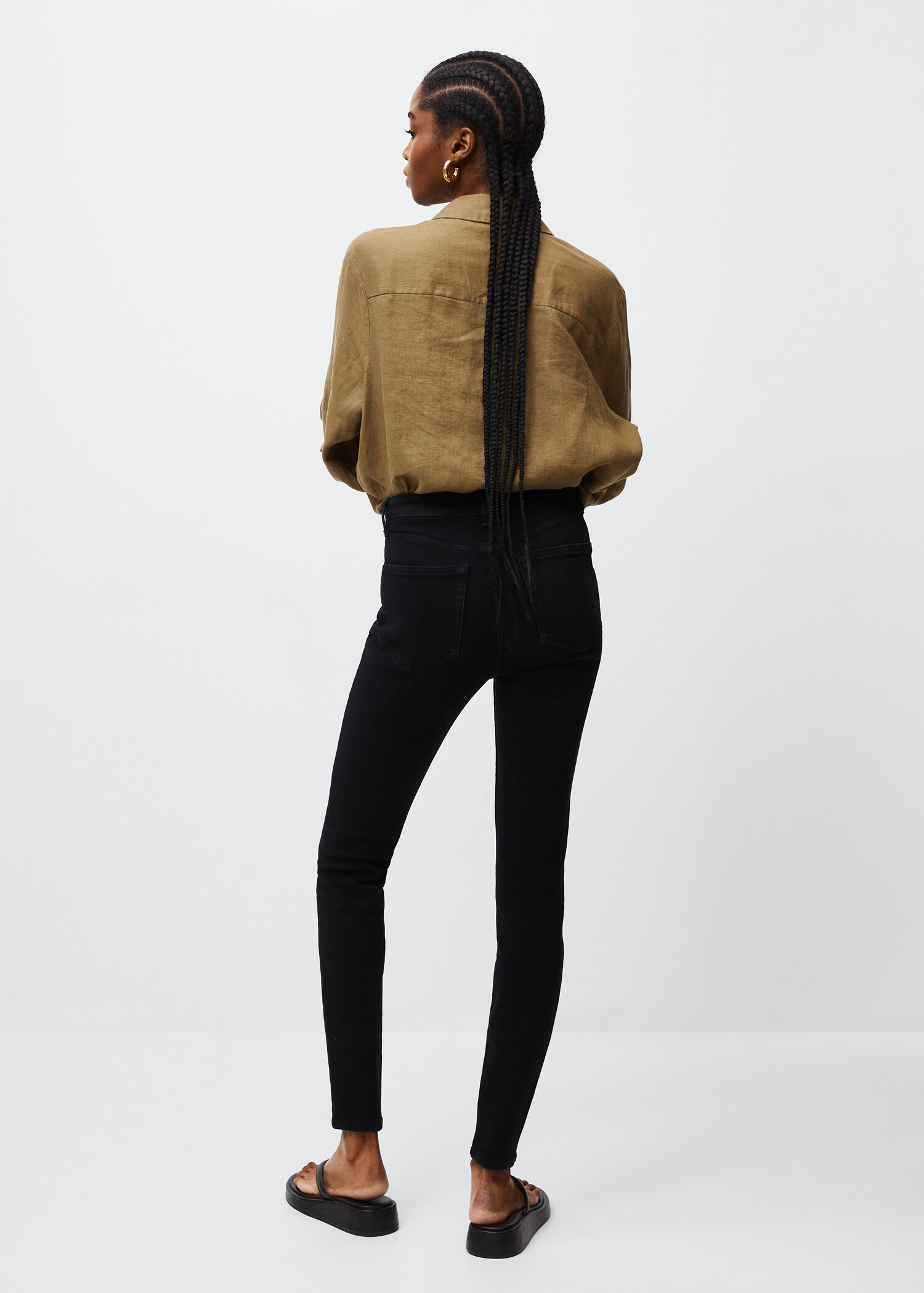 Soho high-waist skinny jeans - Reverse of the article