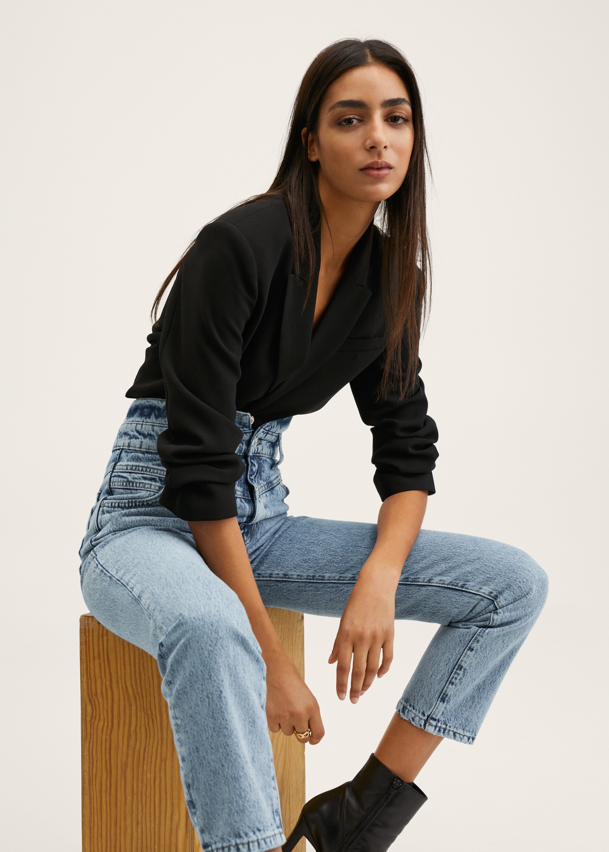 Mom high-waist jeans - Details of the article 2
