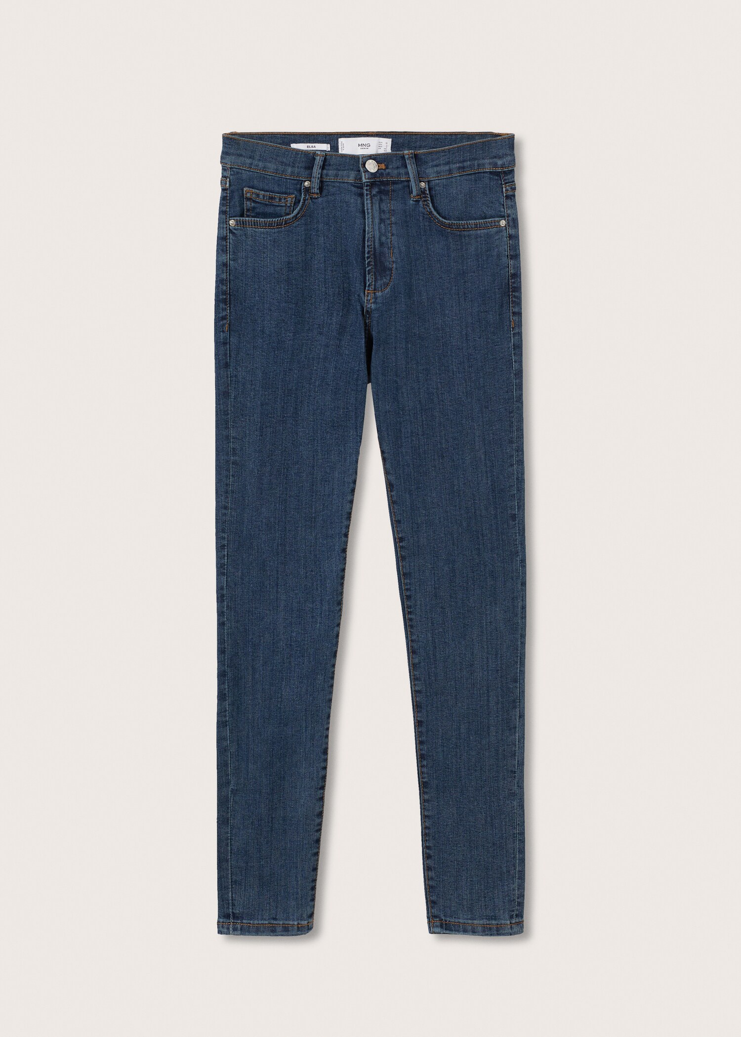 Elsa medium-waist skinny jeans - Article without model