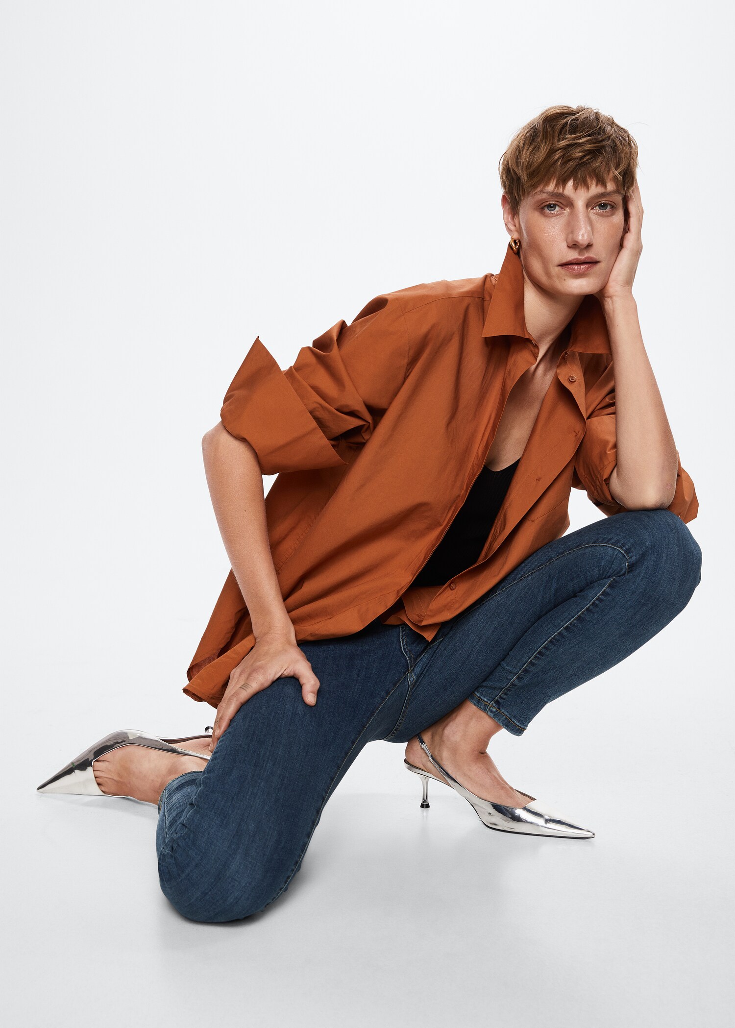 Elsa medium-waist skinny jeans - Details of the article 6