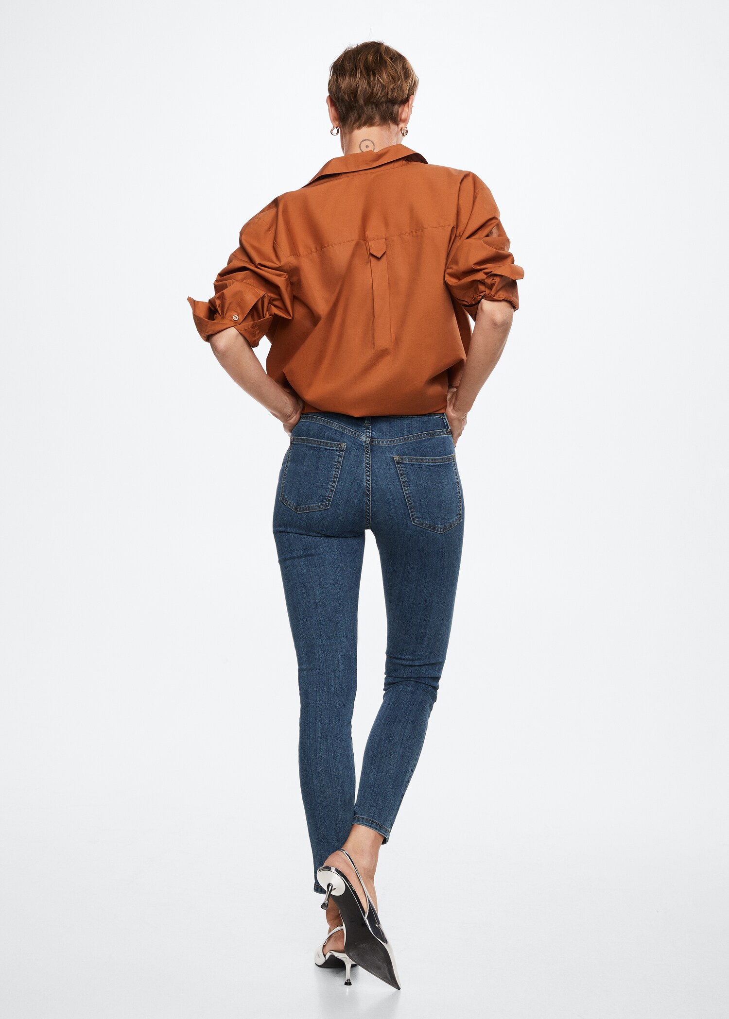Elsa medium-waist skinny jeans - Reverse of the article