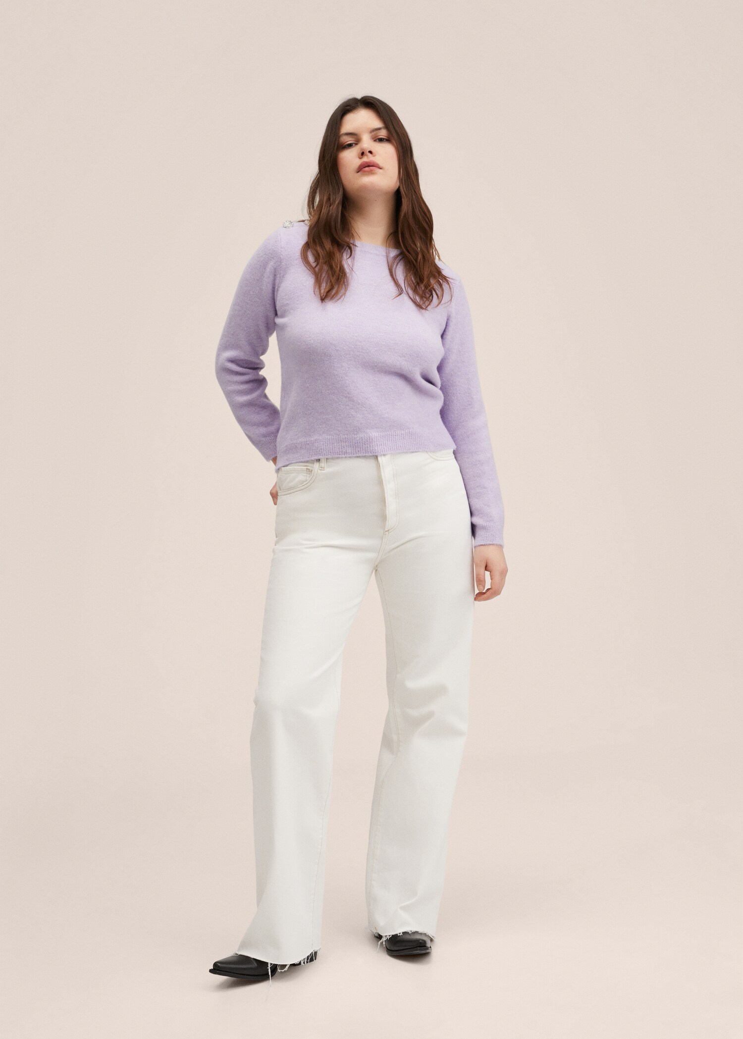 Sweater with jewel buttons  - Details of the article 3