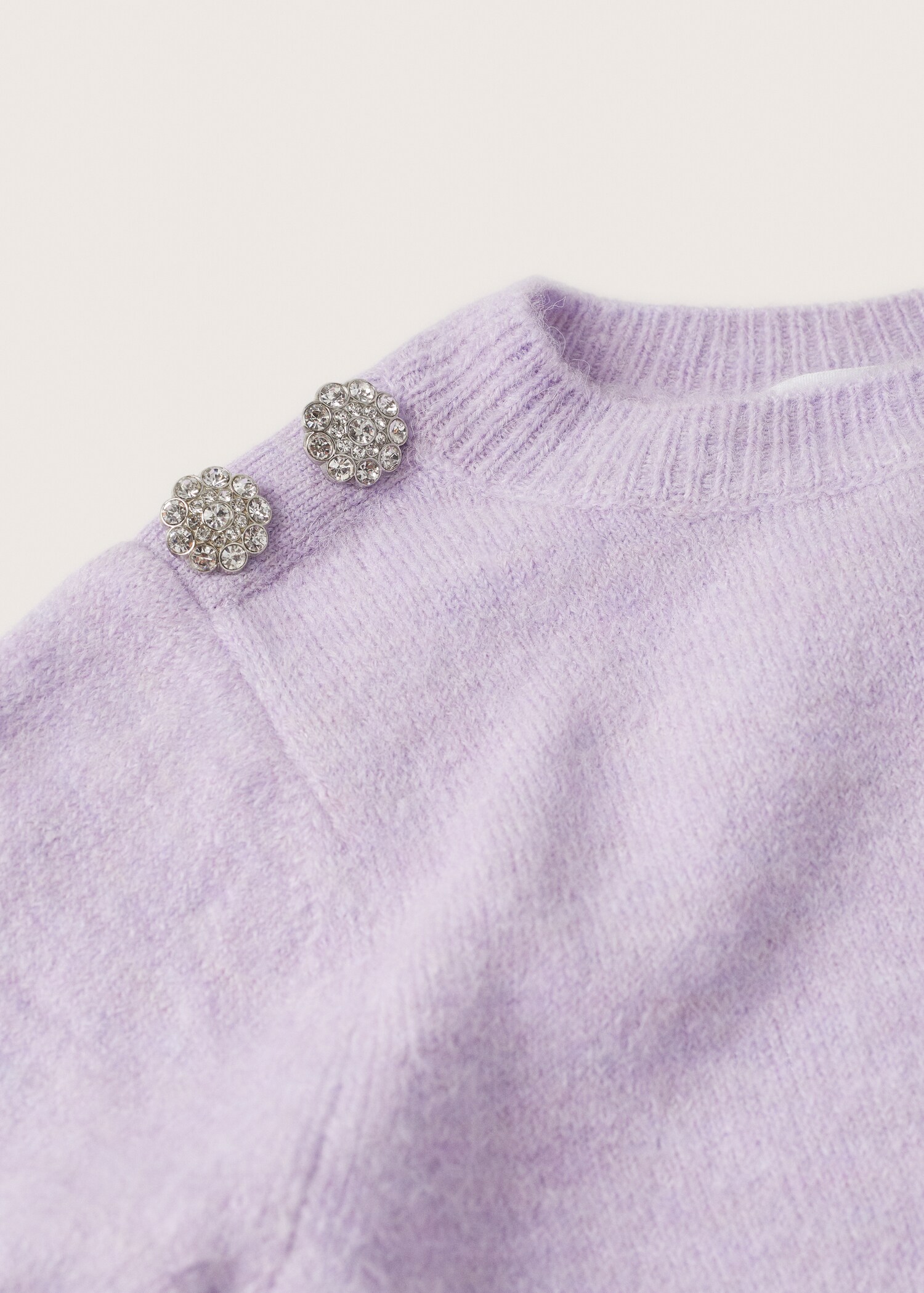 Sweater with jewel buttons  - Details of the article 8