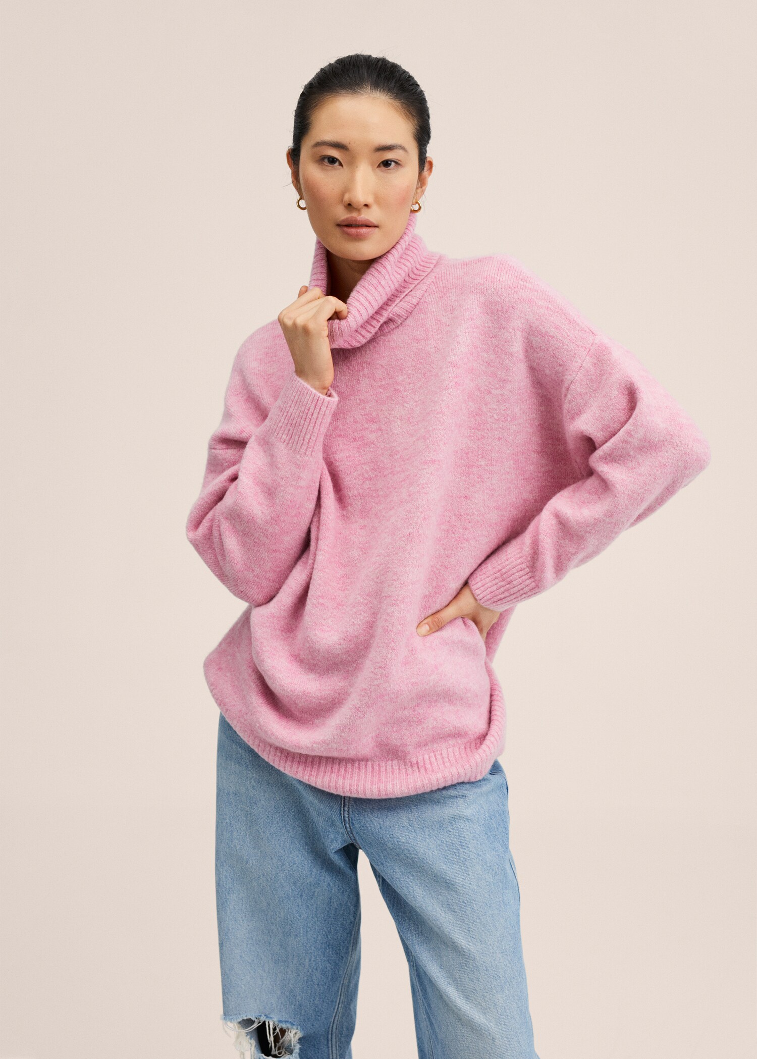 Oversize knit sweater - Medium plane