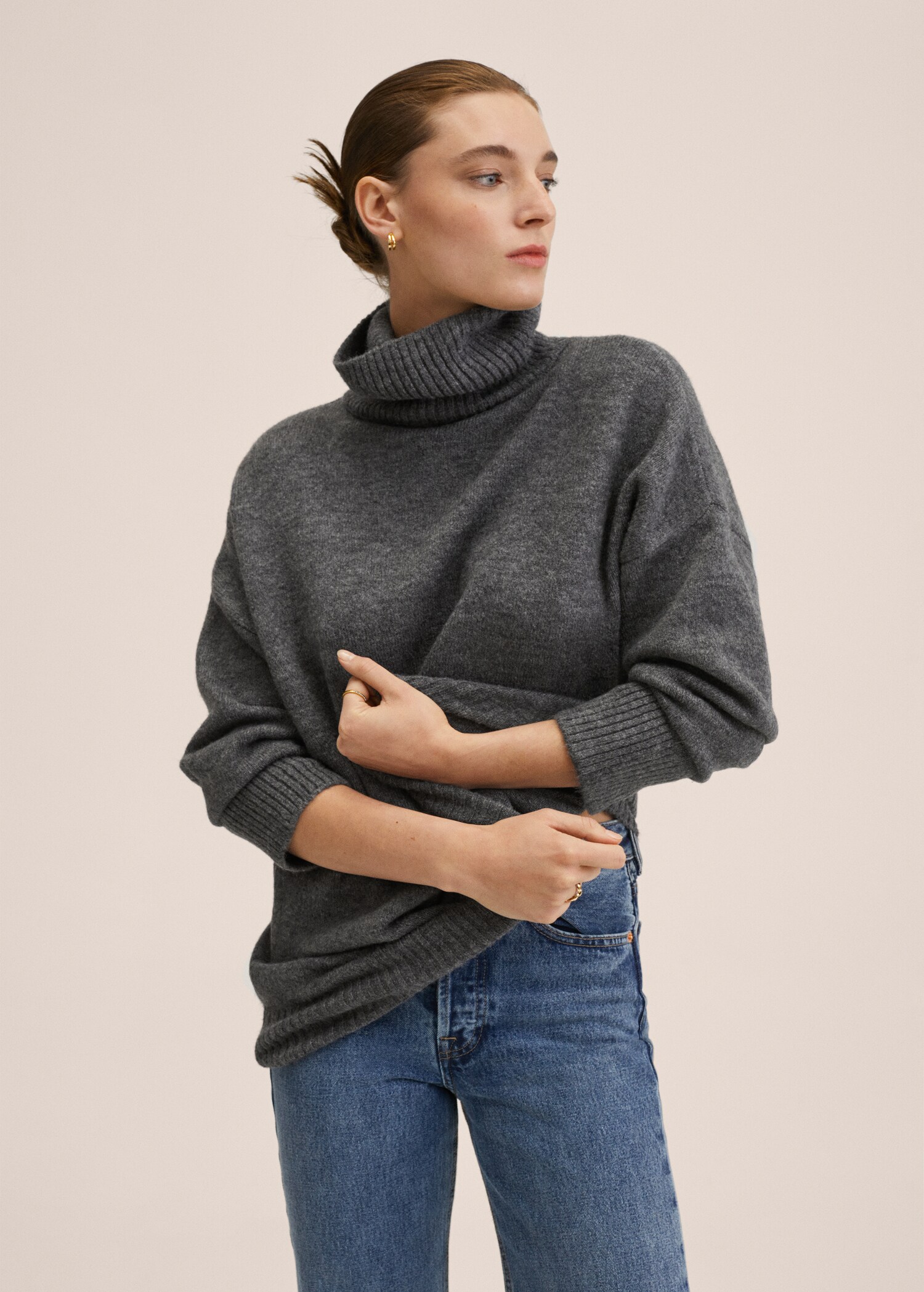 Oversize knit sweater - Medium plane