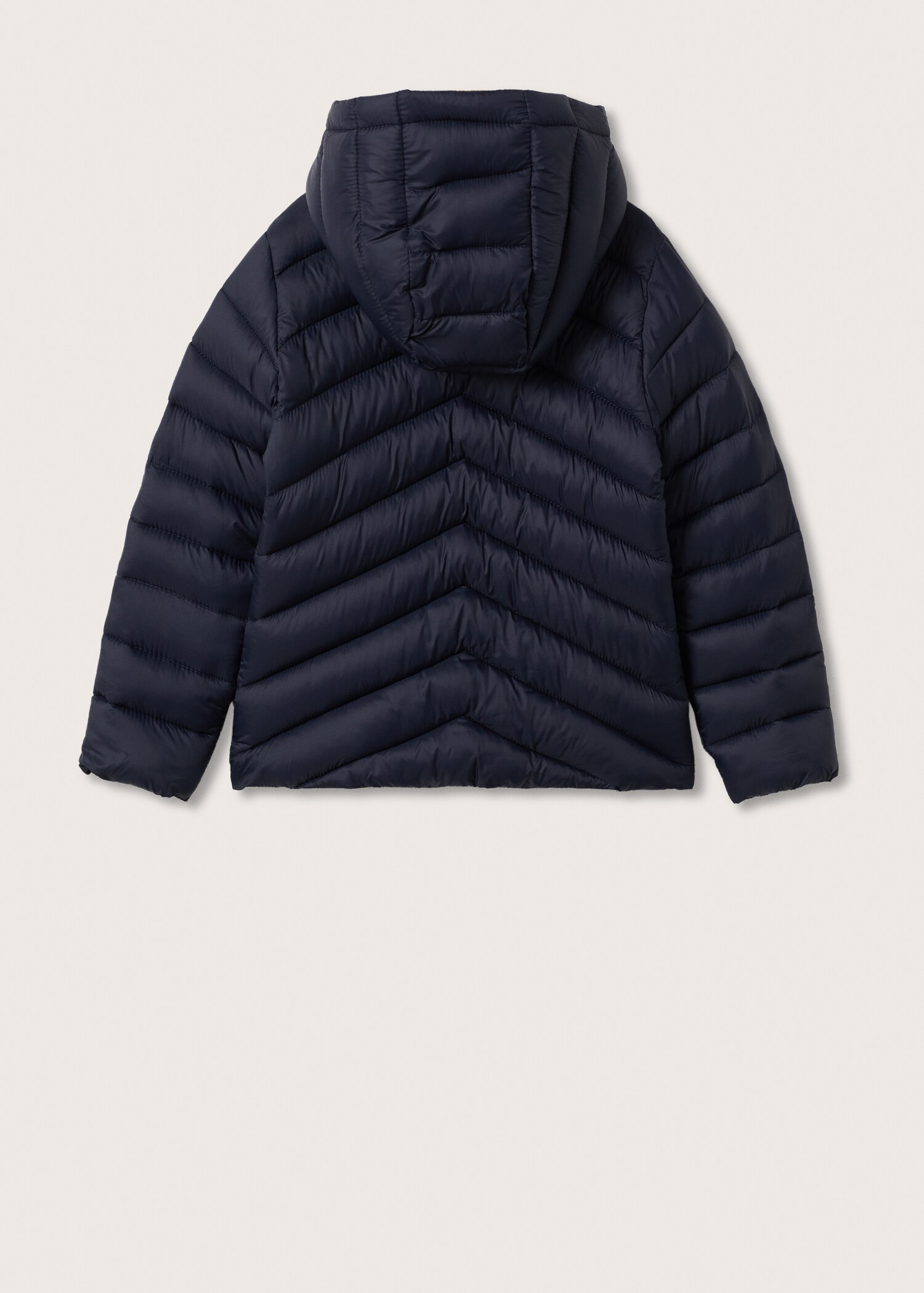 Anorak acolchado capucha - Reverso del artículo