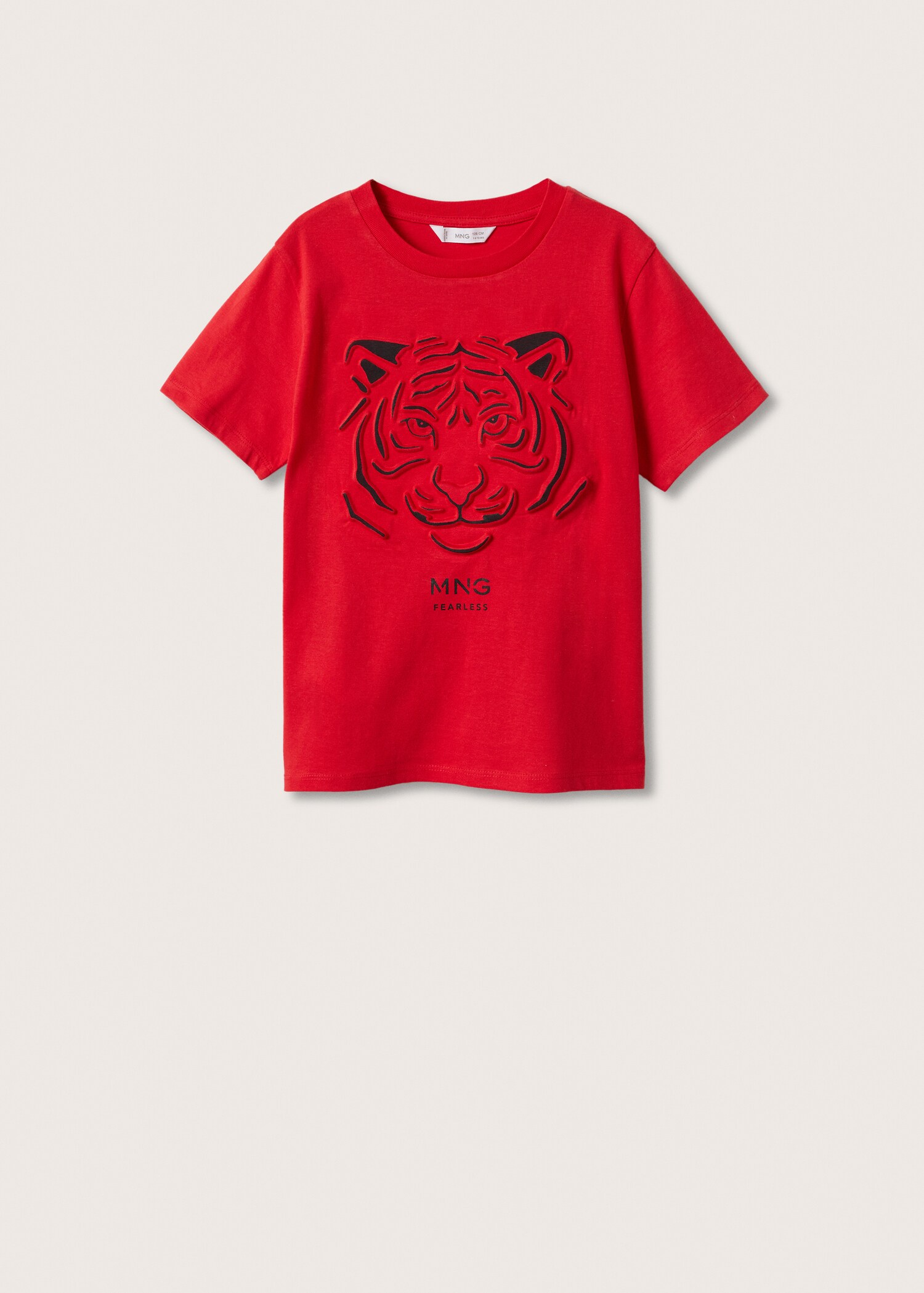 Baumwollshirt mit Tiger-Motiv - Artikel ohne Model