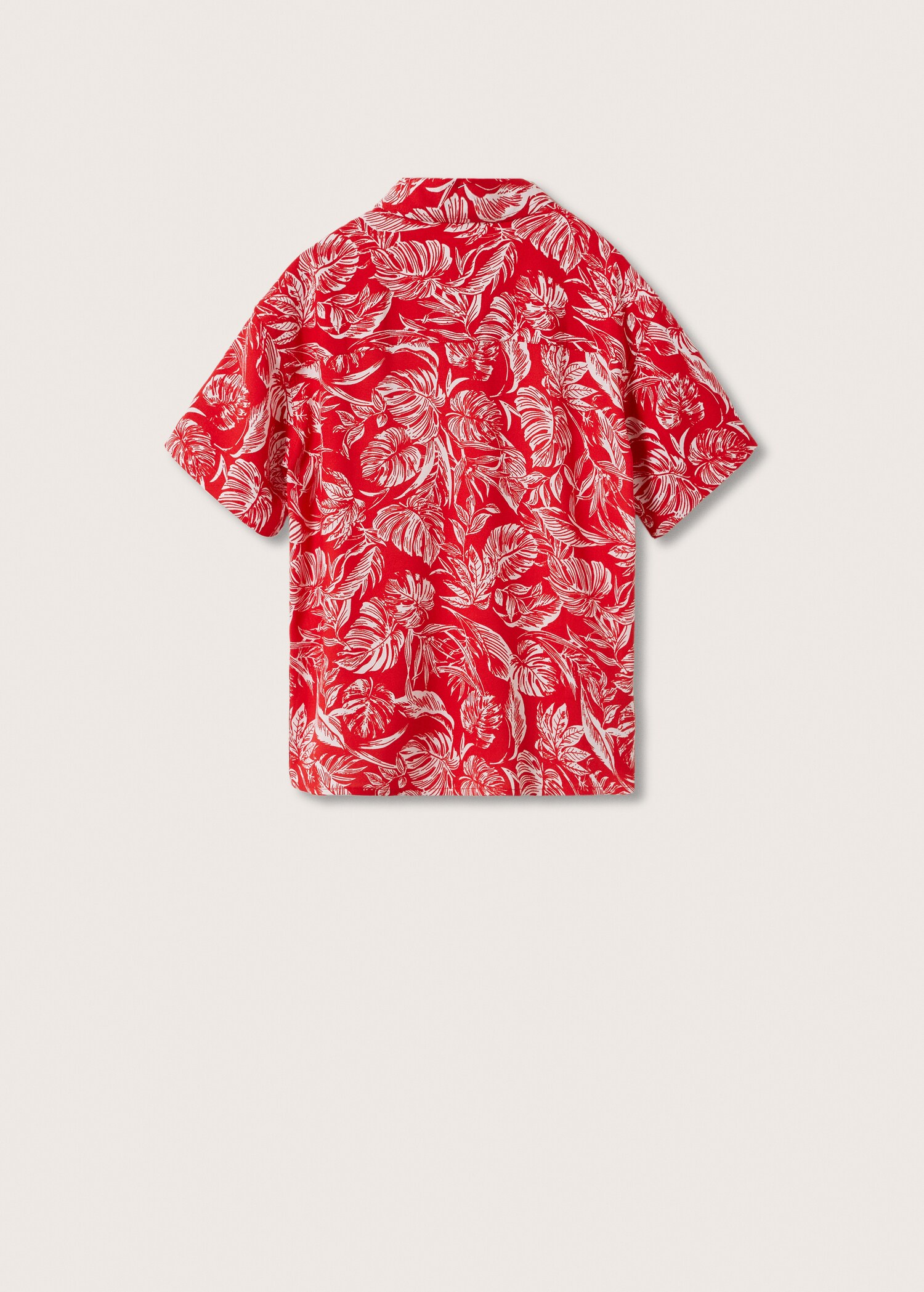 Printed flowy shirt - Reverse of the article