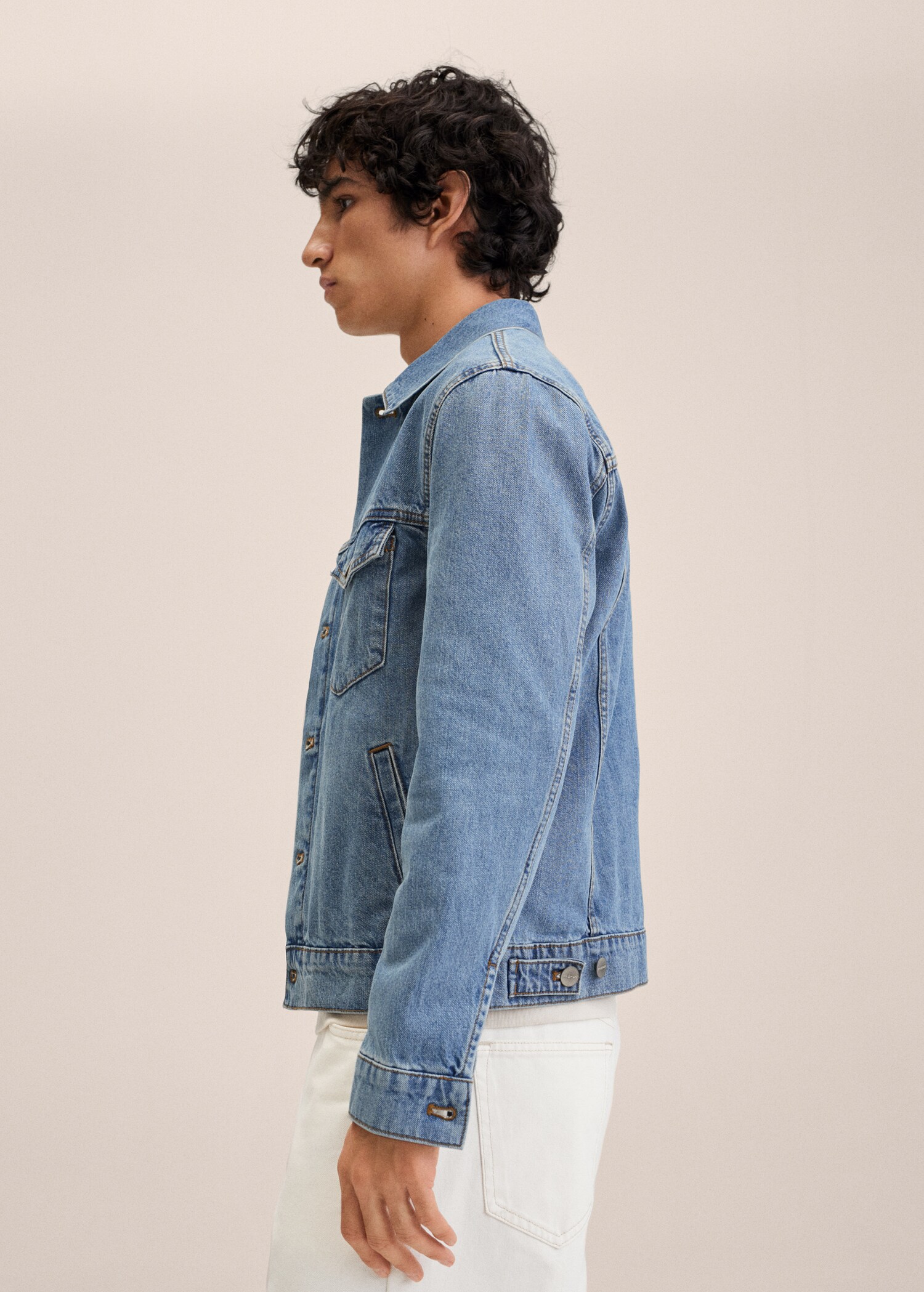 Blouson denim délavé moyen - Détail de l'article 2
