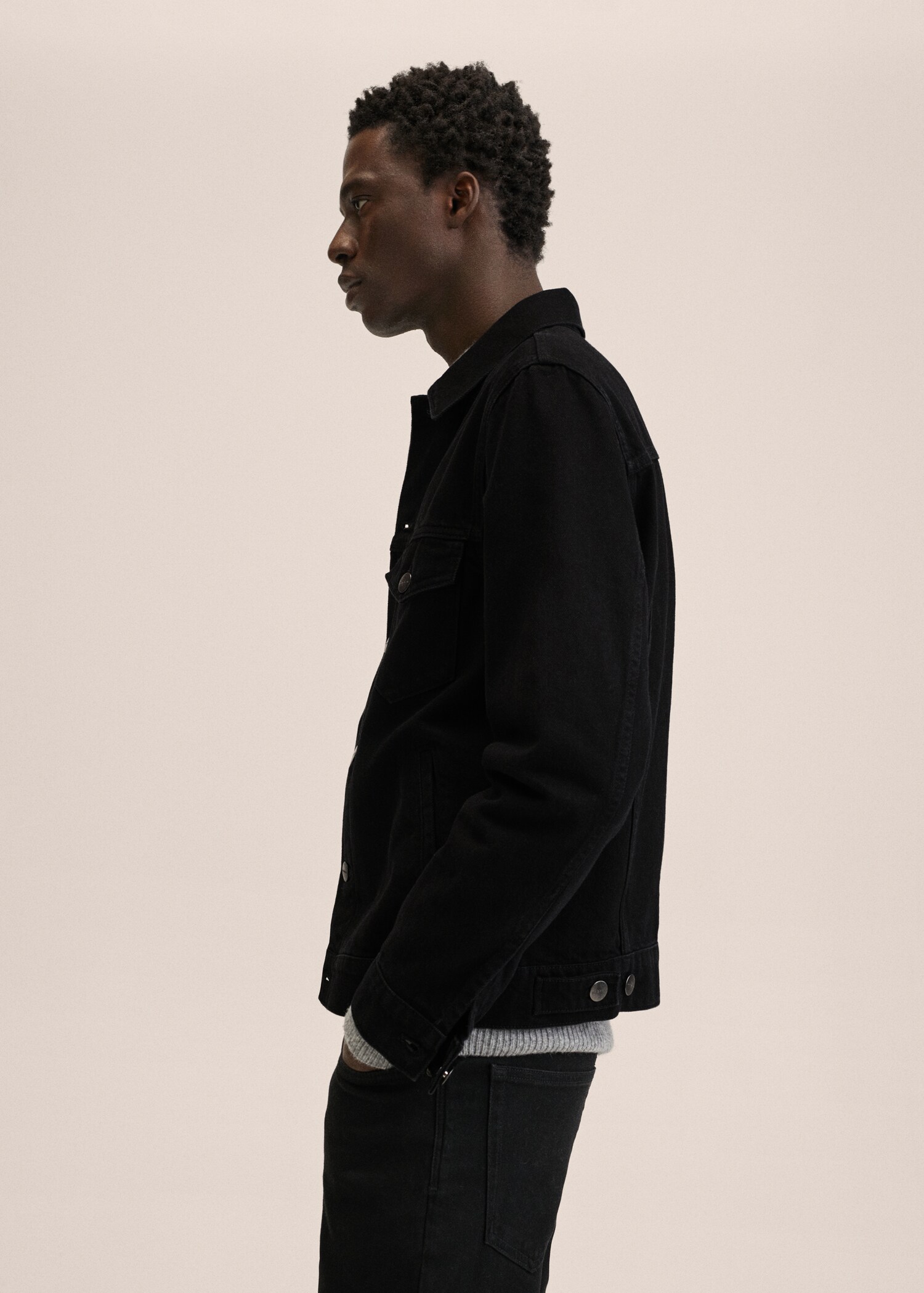 Blouson denim noir - Détail de l'article 2