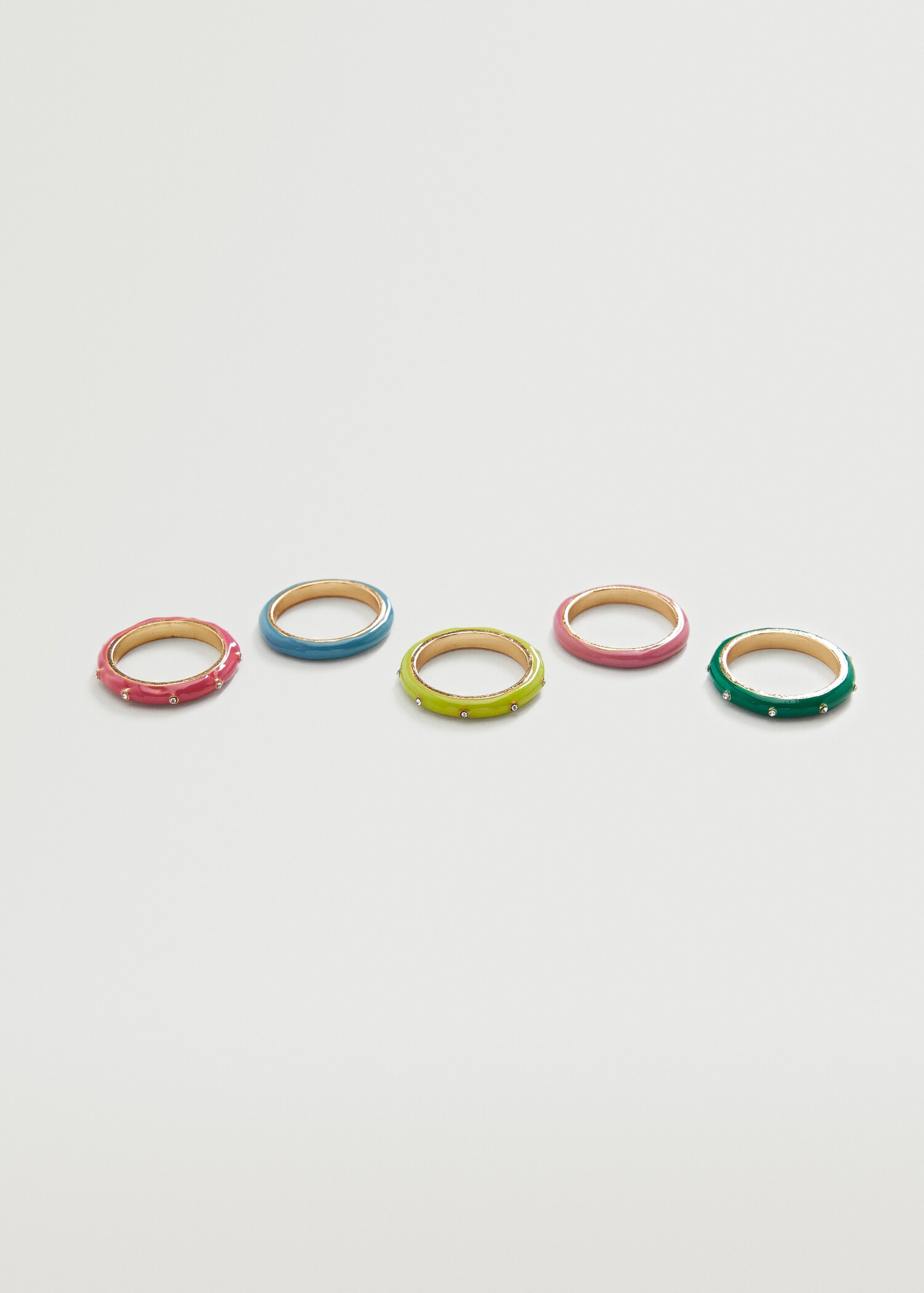 Set 5 anillos combinados - Artículo sin modelo