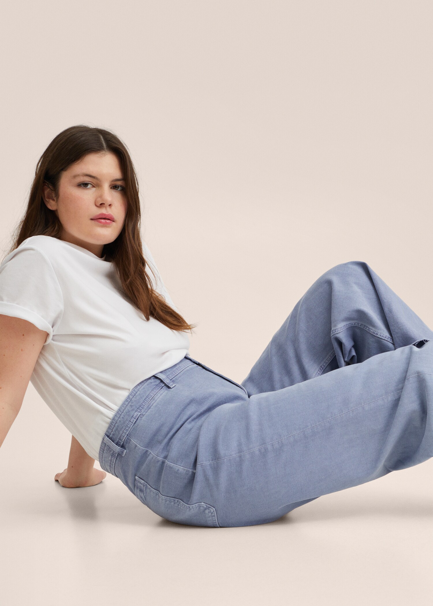 High-waist culotte jeans - Details of the article 5