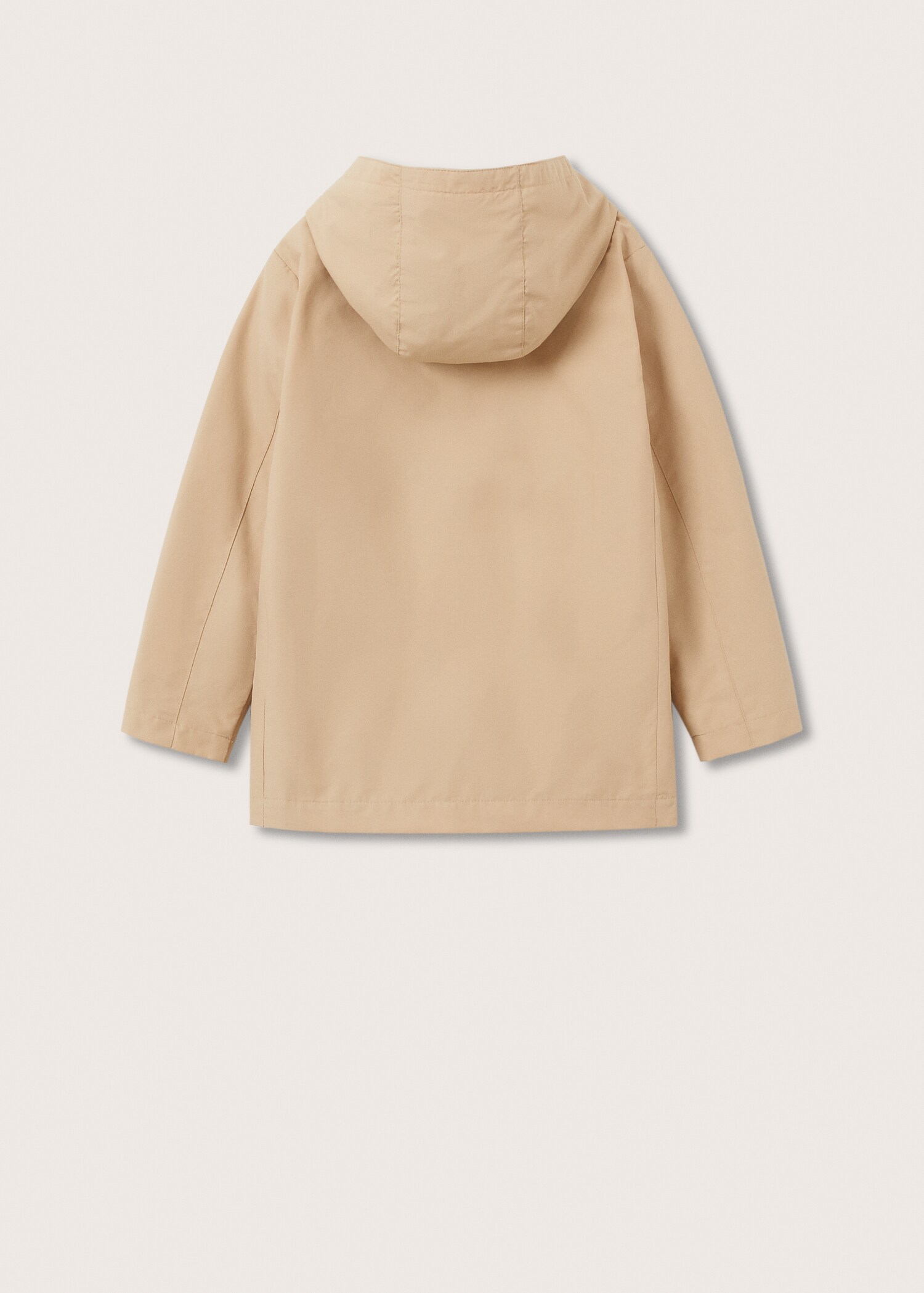 Baumwollparka mit Kapuze - Rückseite des Artikels