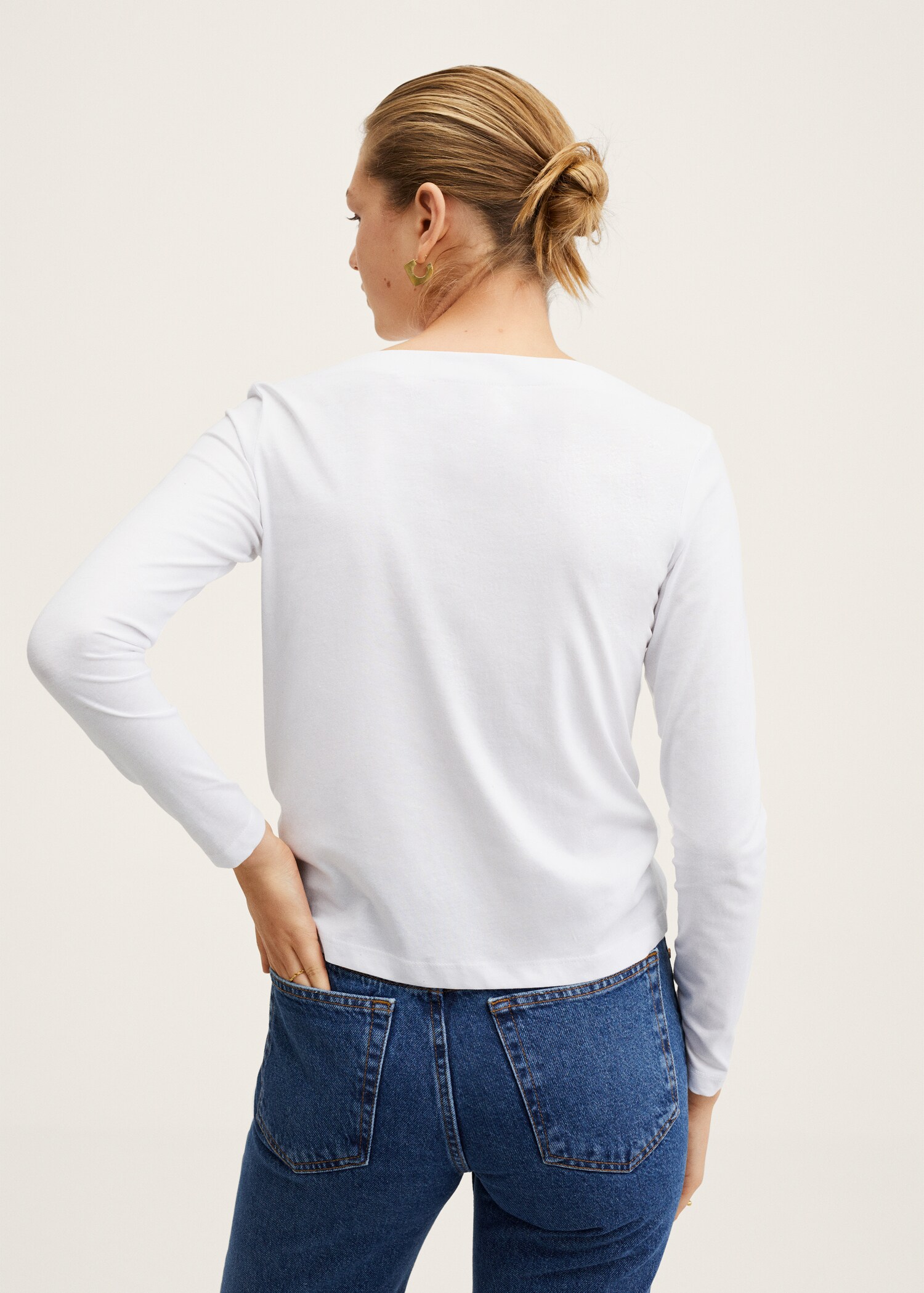 Camiseta básica algodón - Reverso del artículo