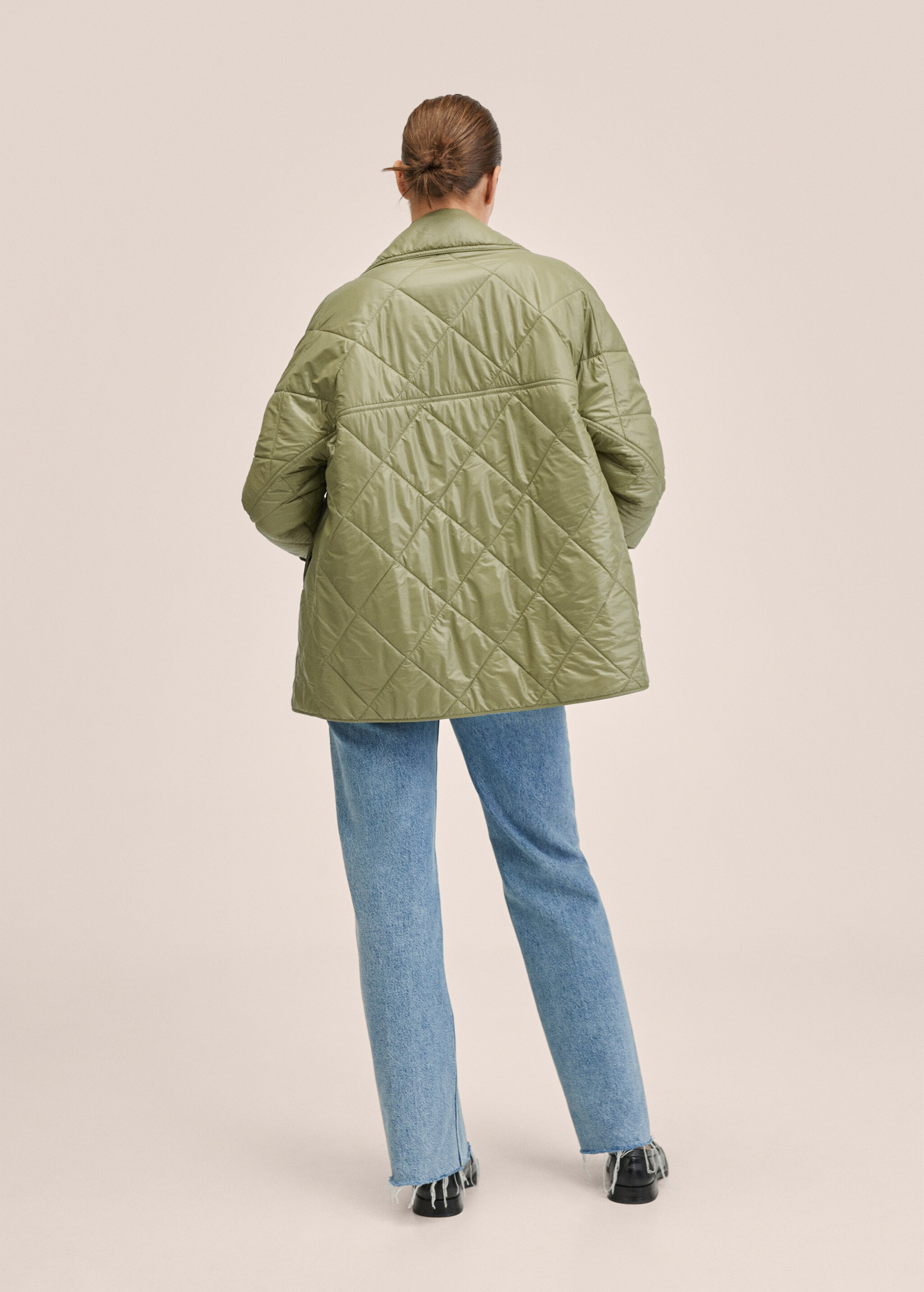 Ultralight quilted jacket - Reverse of the article