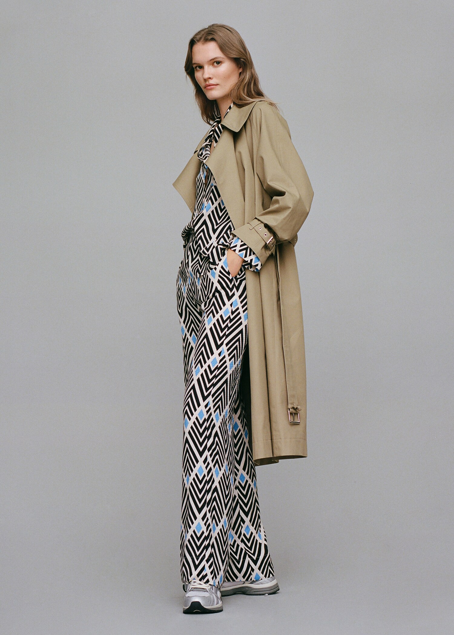 Pantalón estampado geométrico - Detalle del artículo 6
