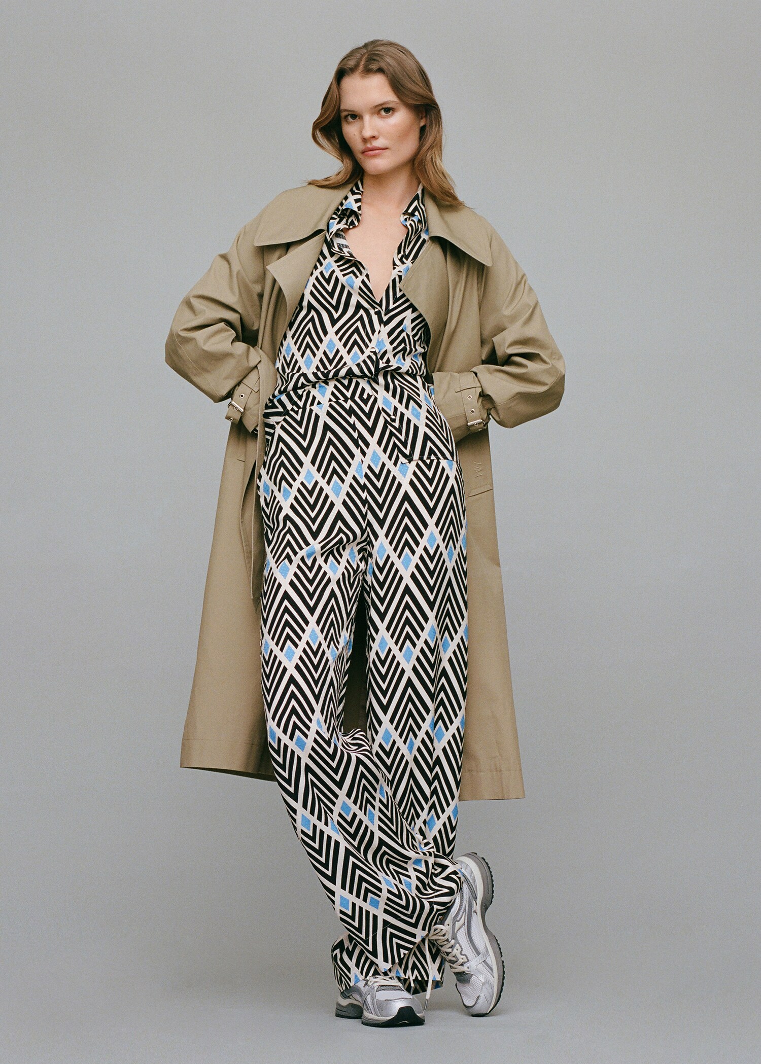 Pantalón estampado geométrico - Detalle del artículo 7