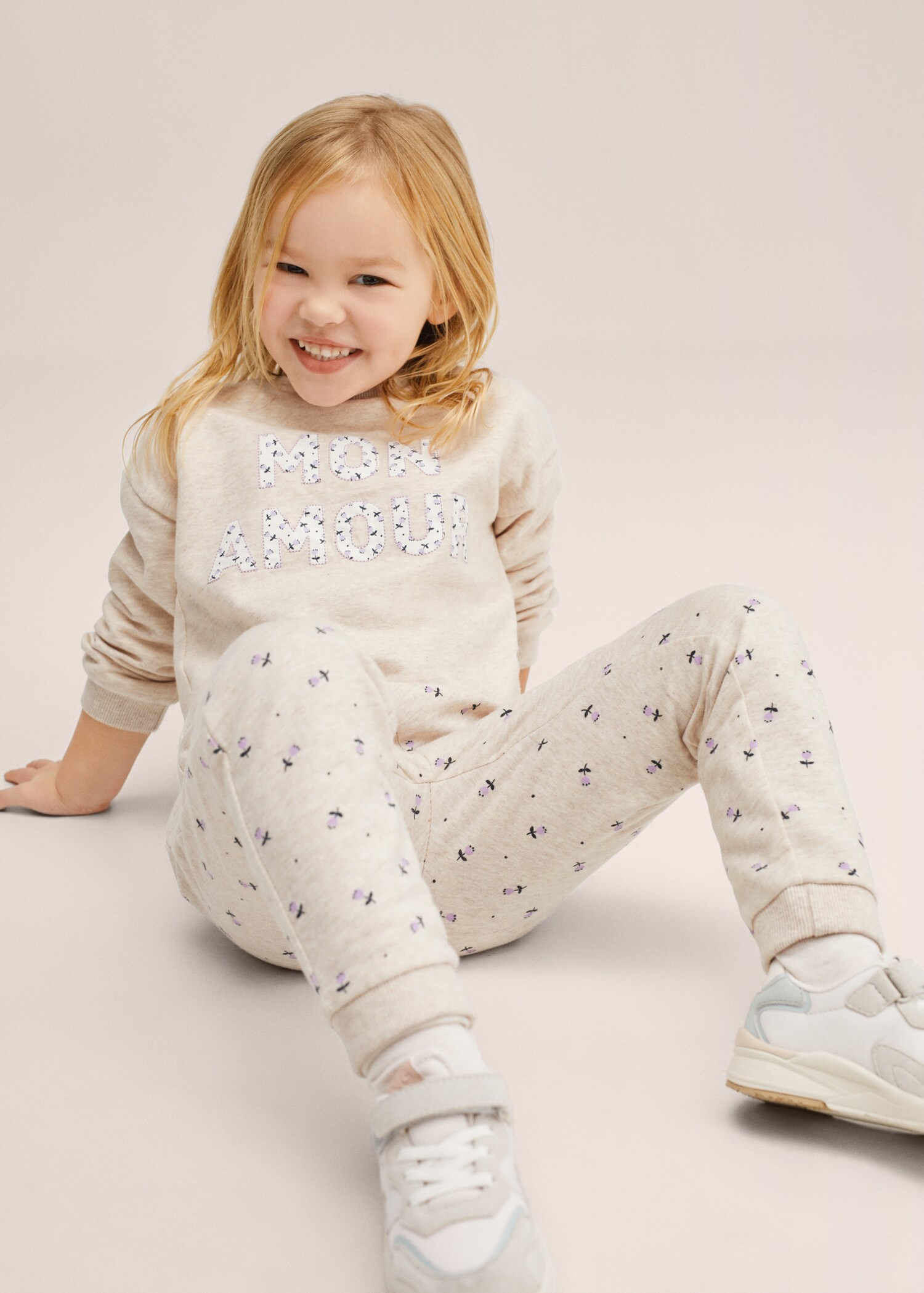 Printed jogger trousers - Medium plane