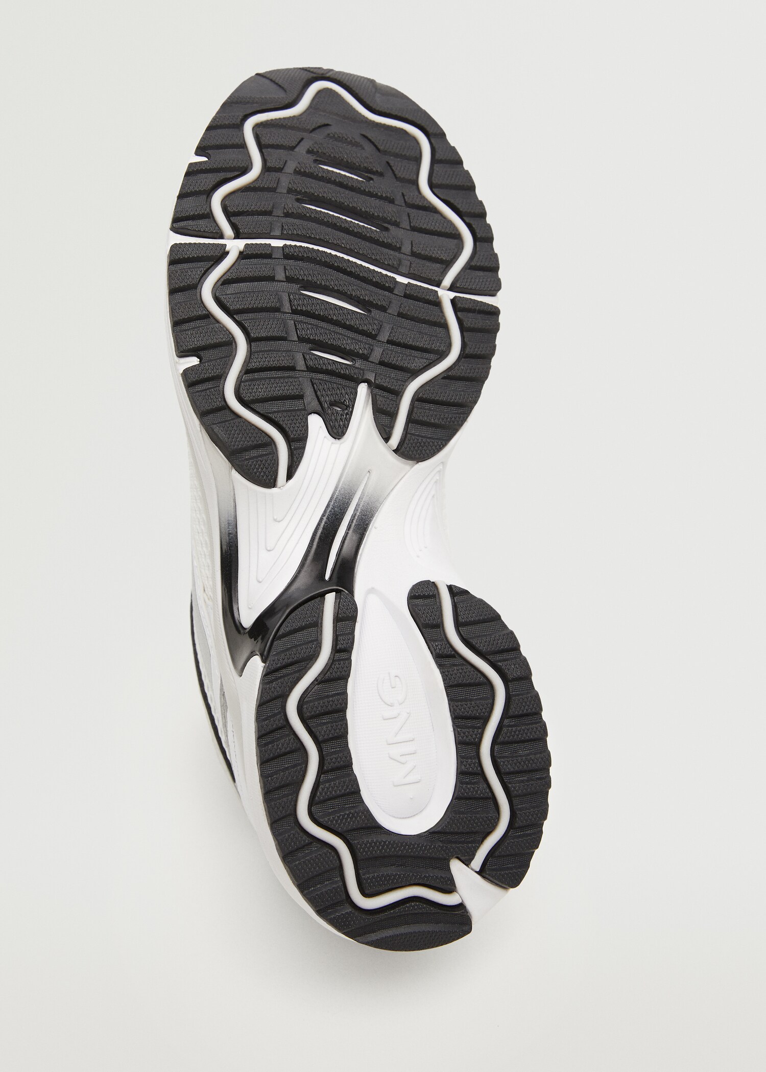Lace-up mixed sneakers - Details of the article 3