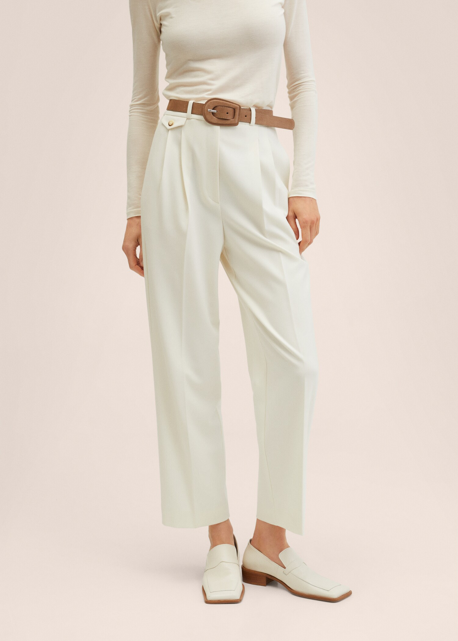 Pockets straight pants - Medium plane