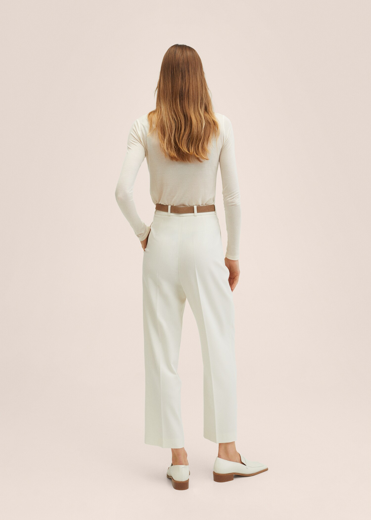 Pockets straight pants - Reverse of the article