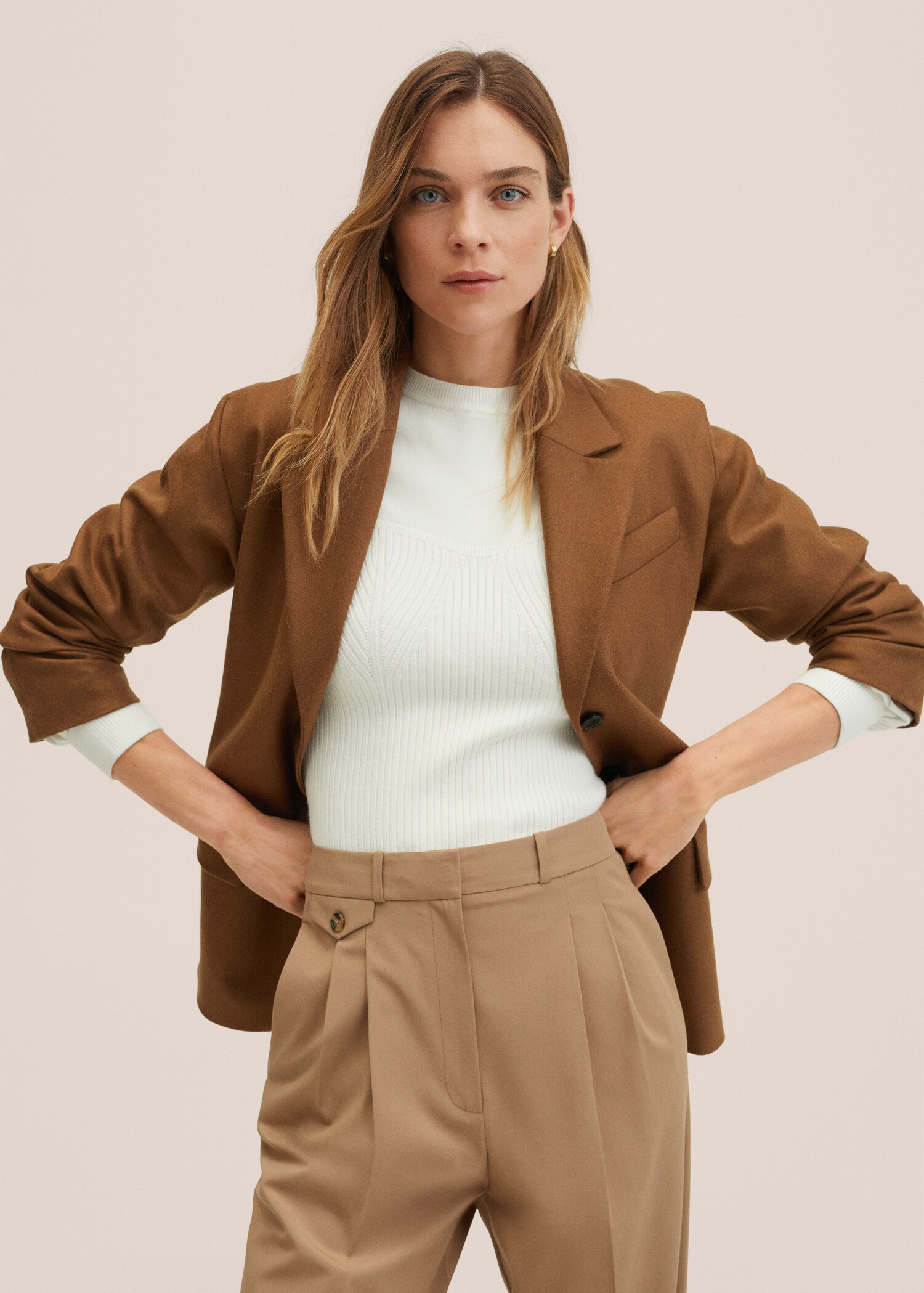Pockets straight pants - Details of the article 1
