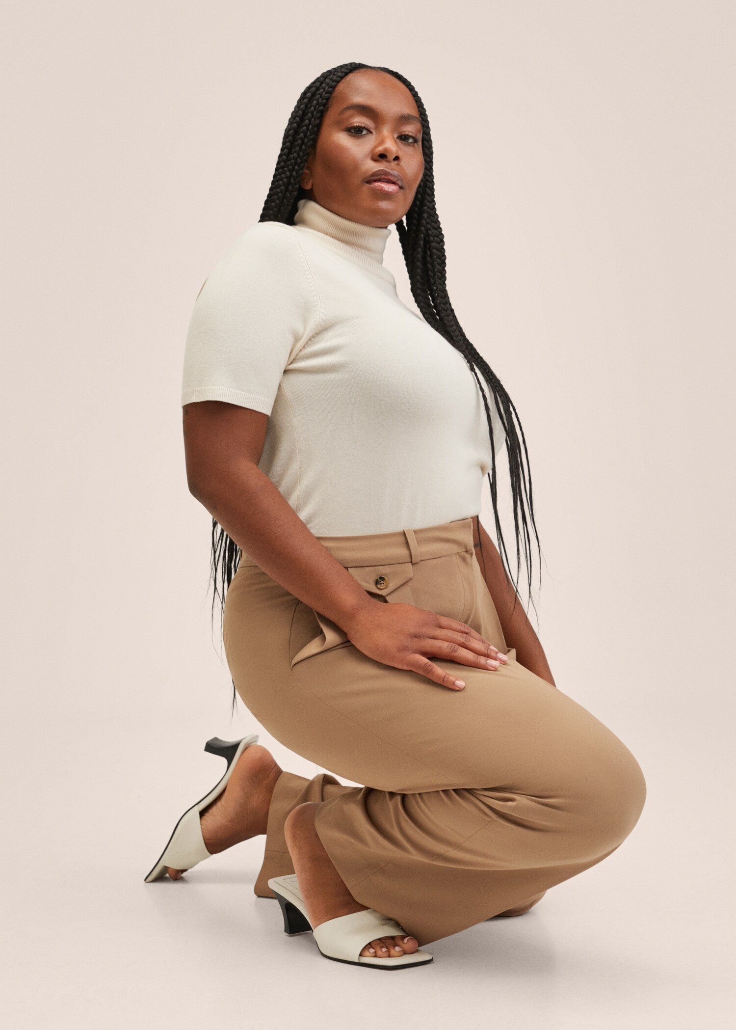 Pockets straight pants - Details of the article 3