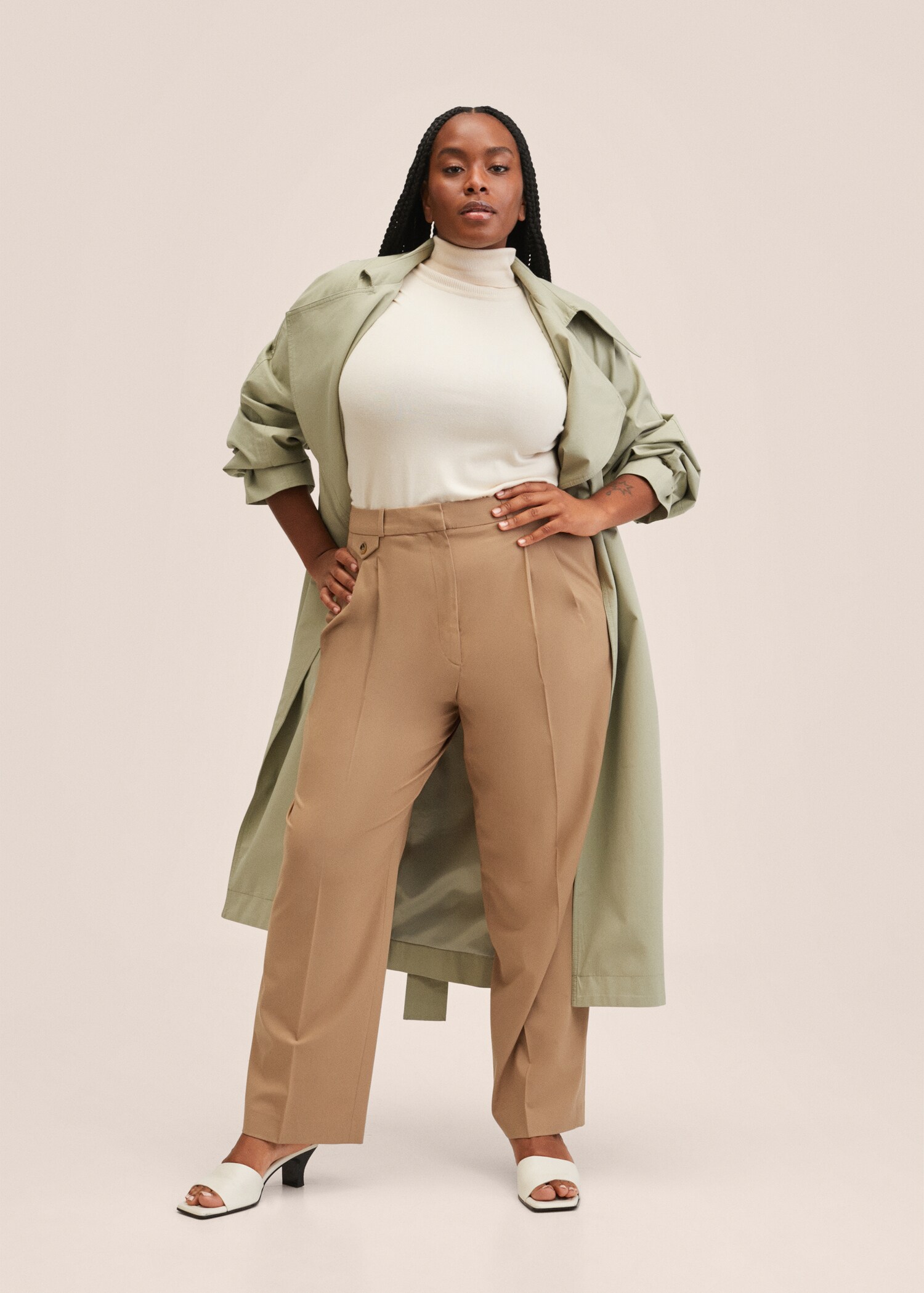 Pockets straight pants - Details of the article 4