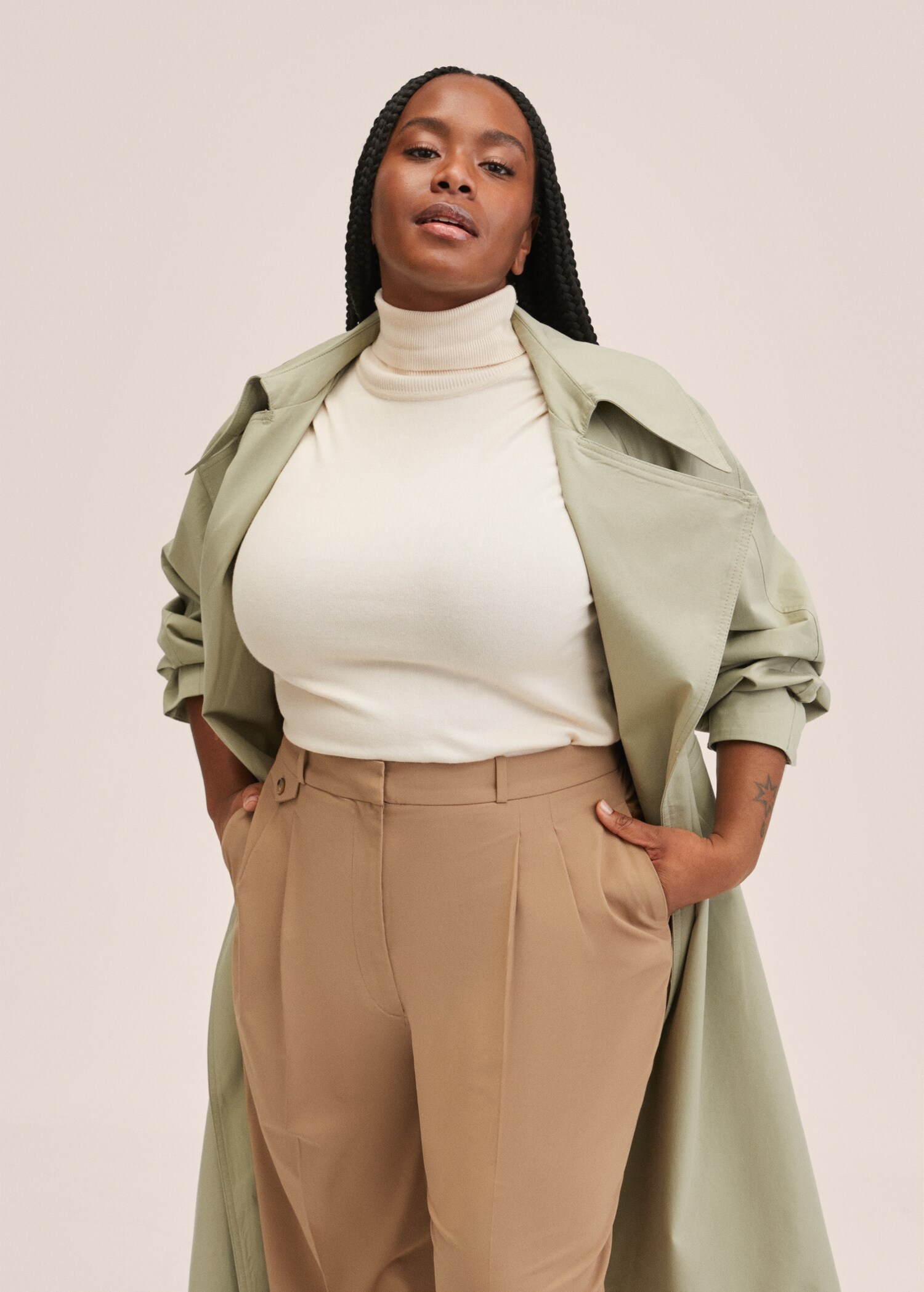 Pockets straight pants - Details of the article 5