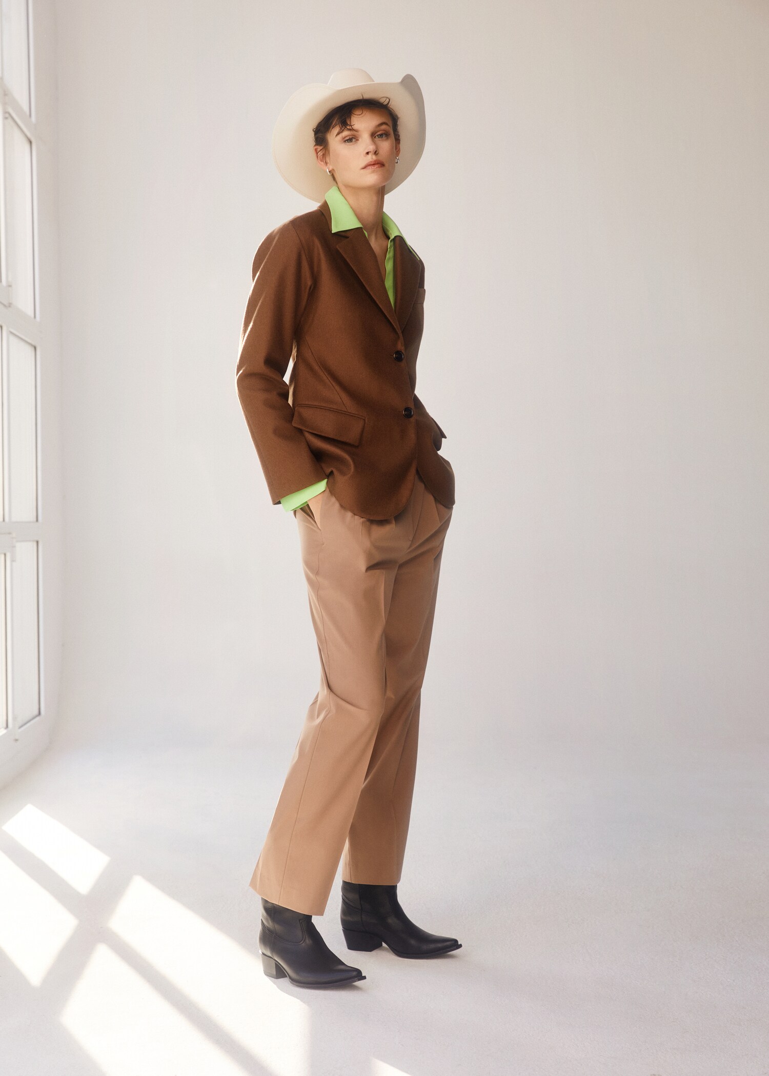 Pockets straight pants - Details of the article 6