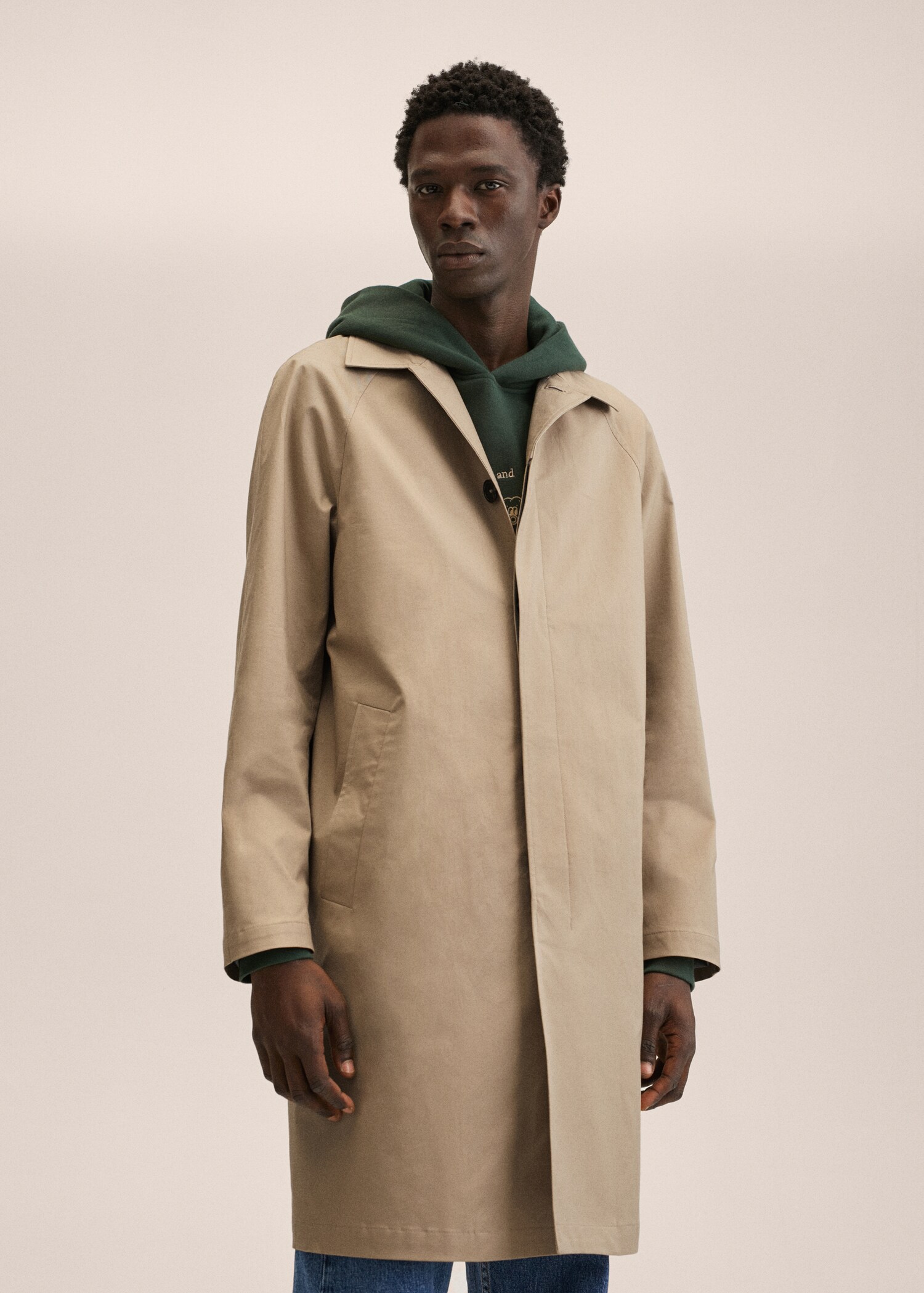 Trench ligero algodón - Plano medio
