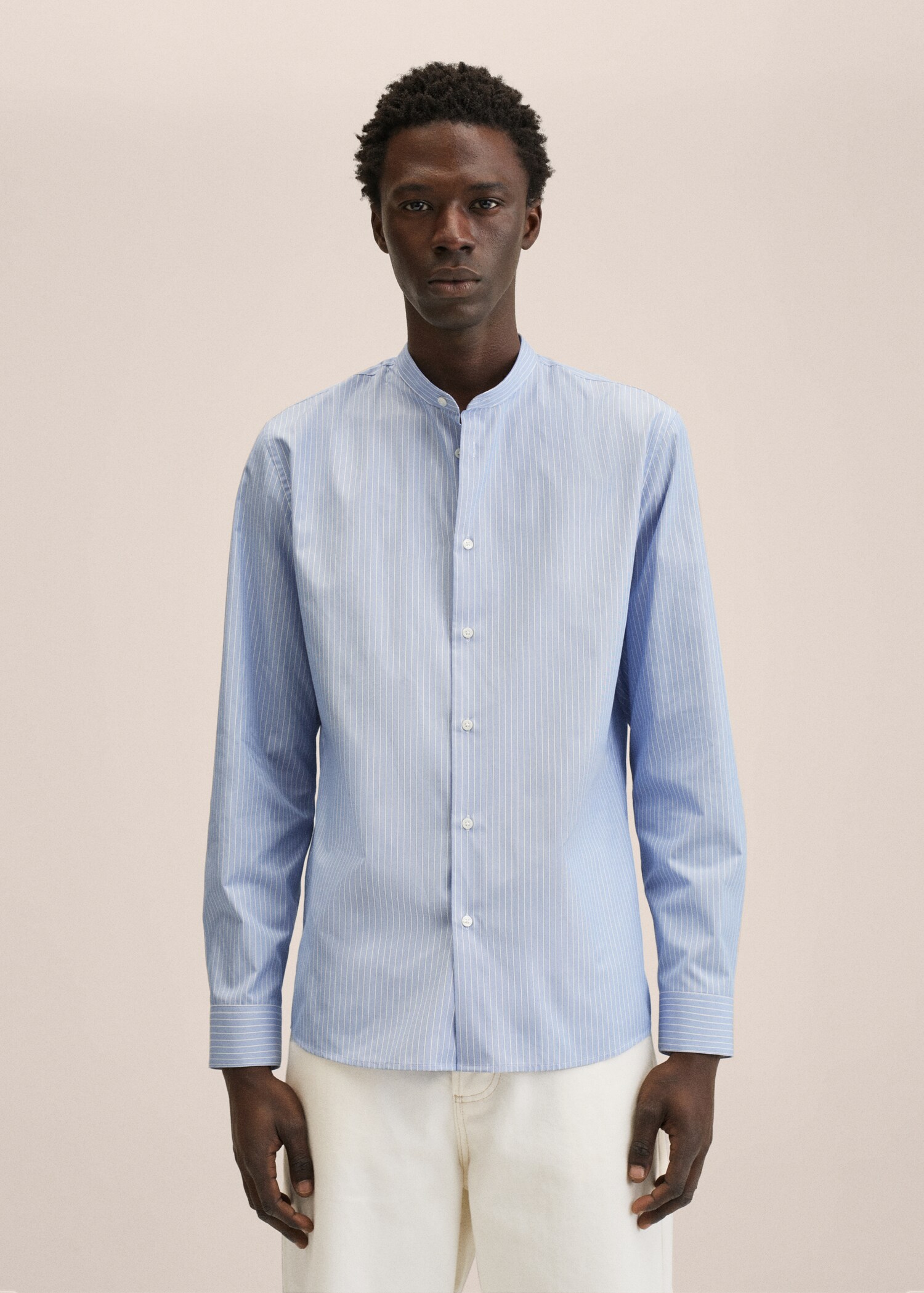 Camisa transpirable rayas - Plano medio