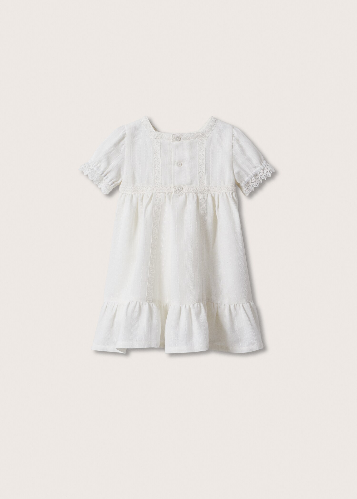 Vestido textura folho - Verso do artigo