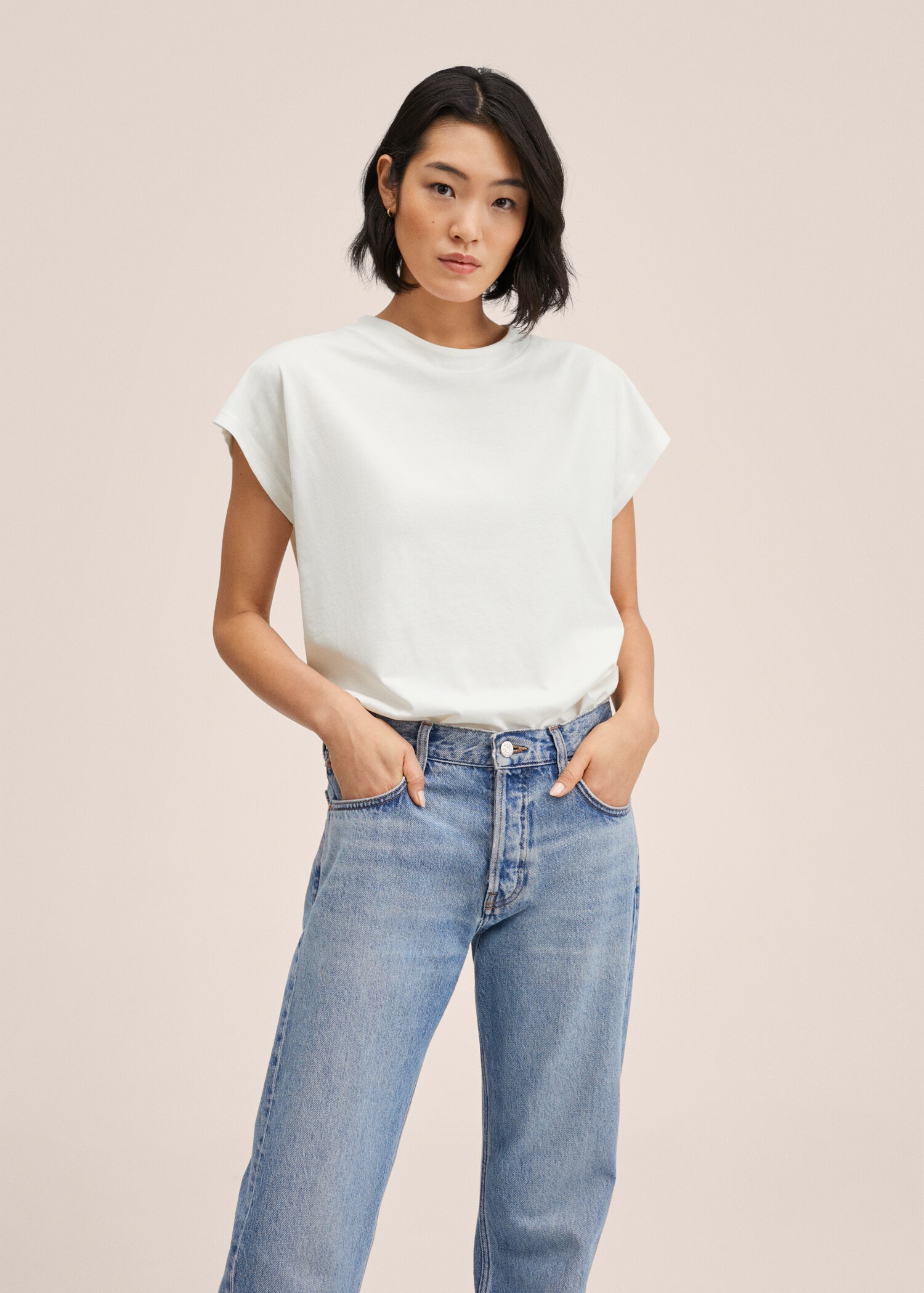 T-Shirt aus 100 % Baumwolle - Mittlere Ansicht
