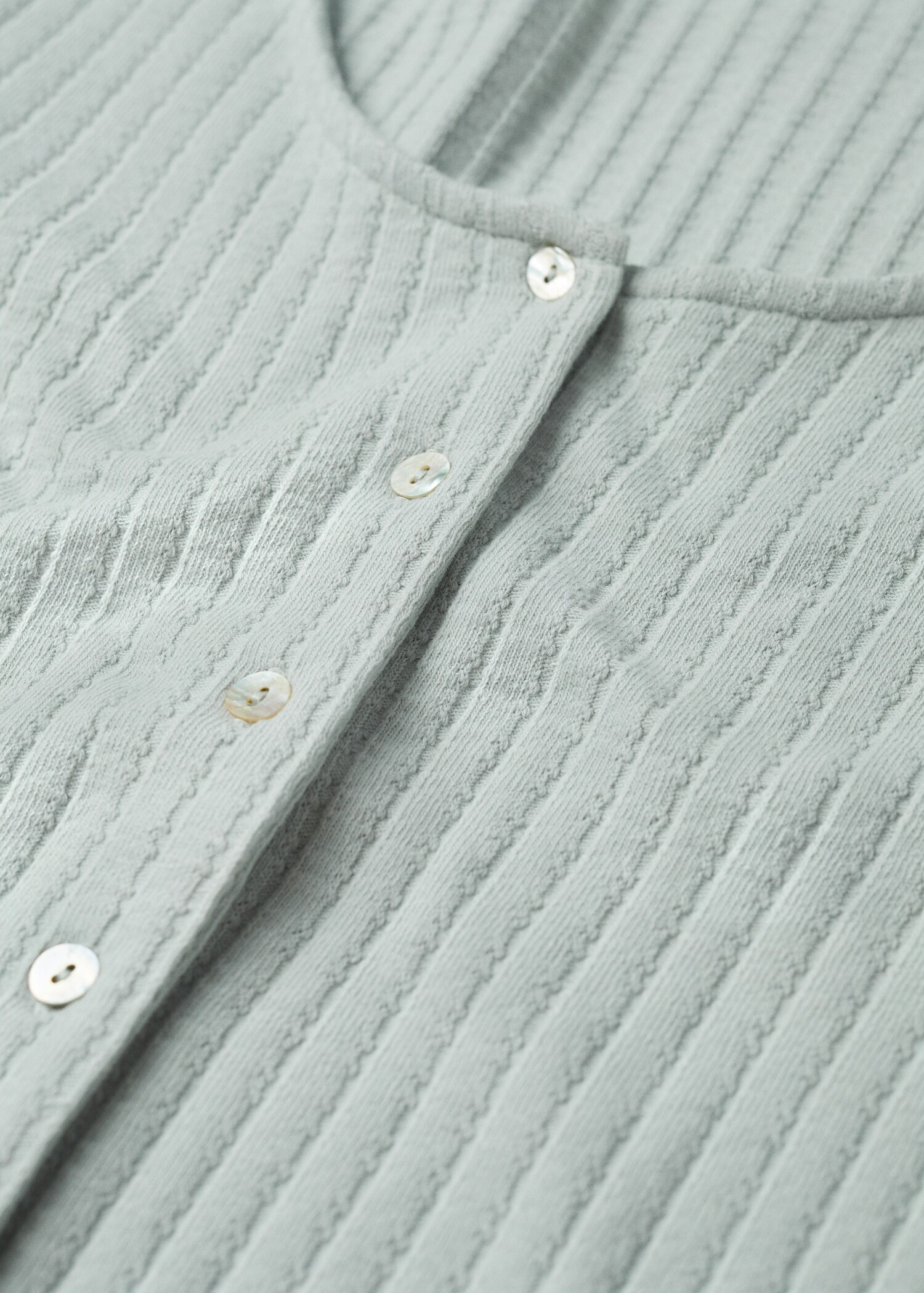 Bavlněný kardigan na knoflíky - Detail zboží 8