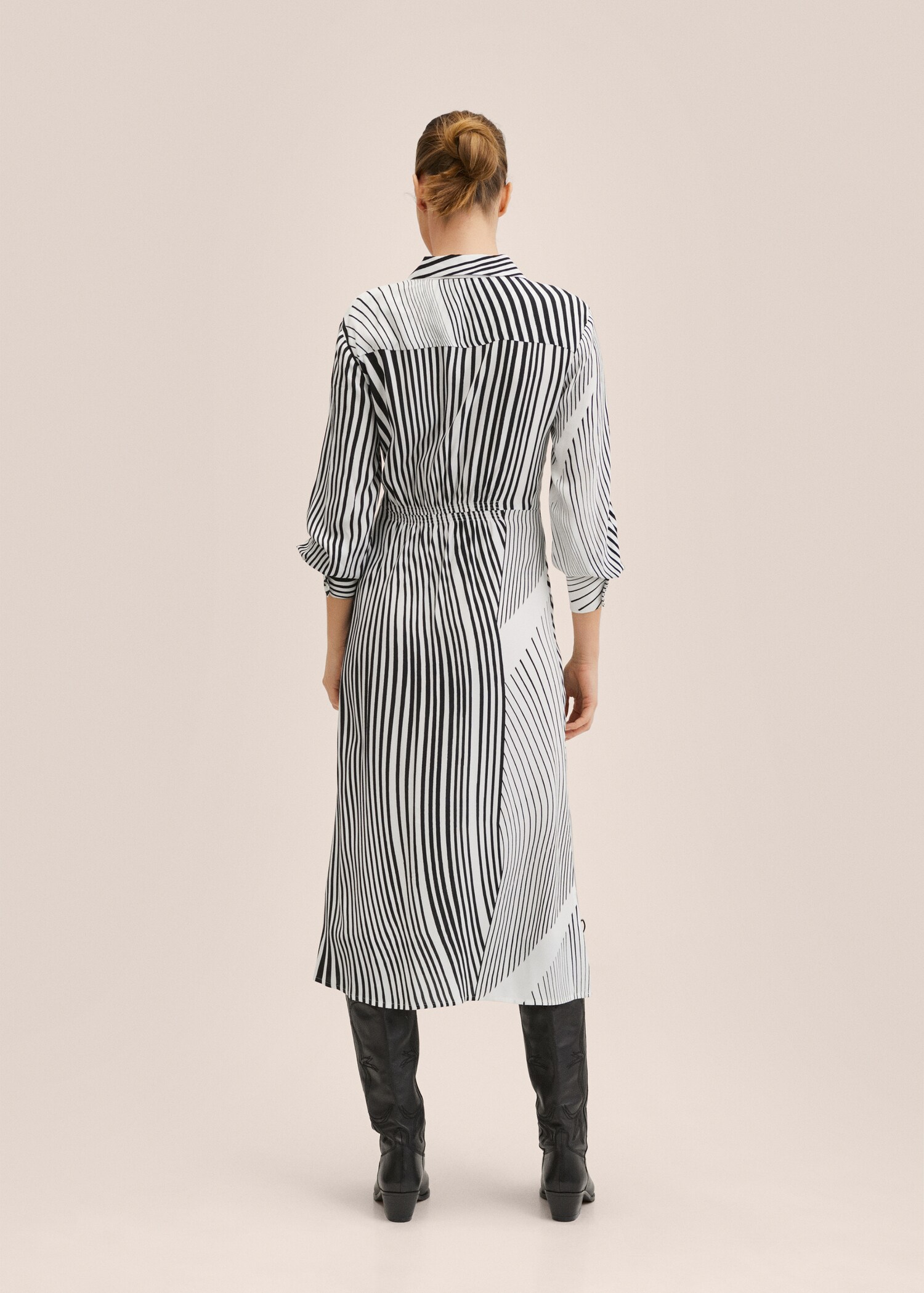 Vestido estampado lazo - Reverso del artículo