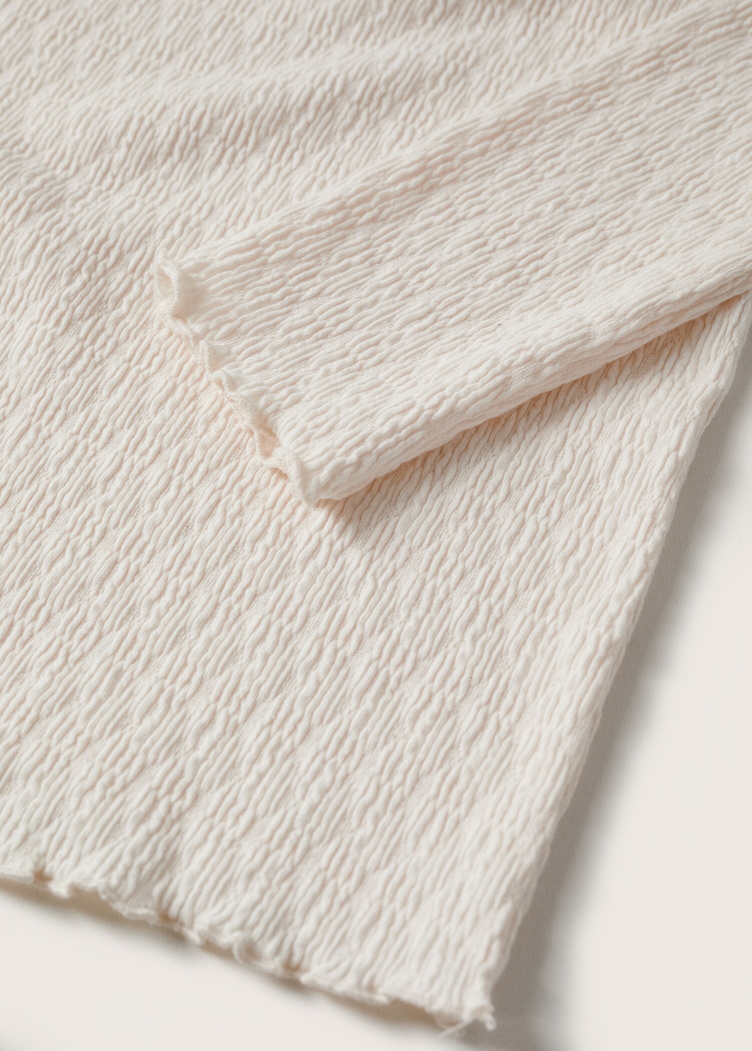 T-shirt coton texturé - Détail de l'article 8