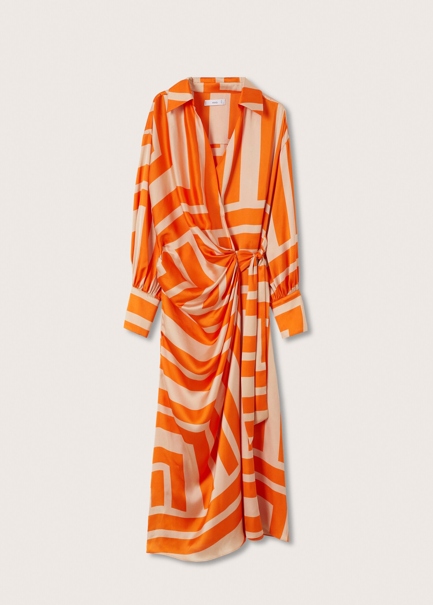 Šaty oversize s proužky - Zboží bez modelu