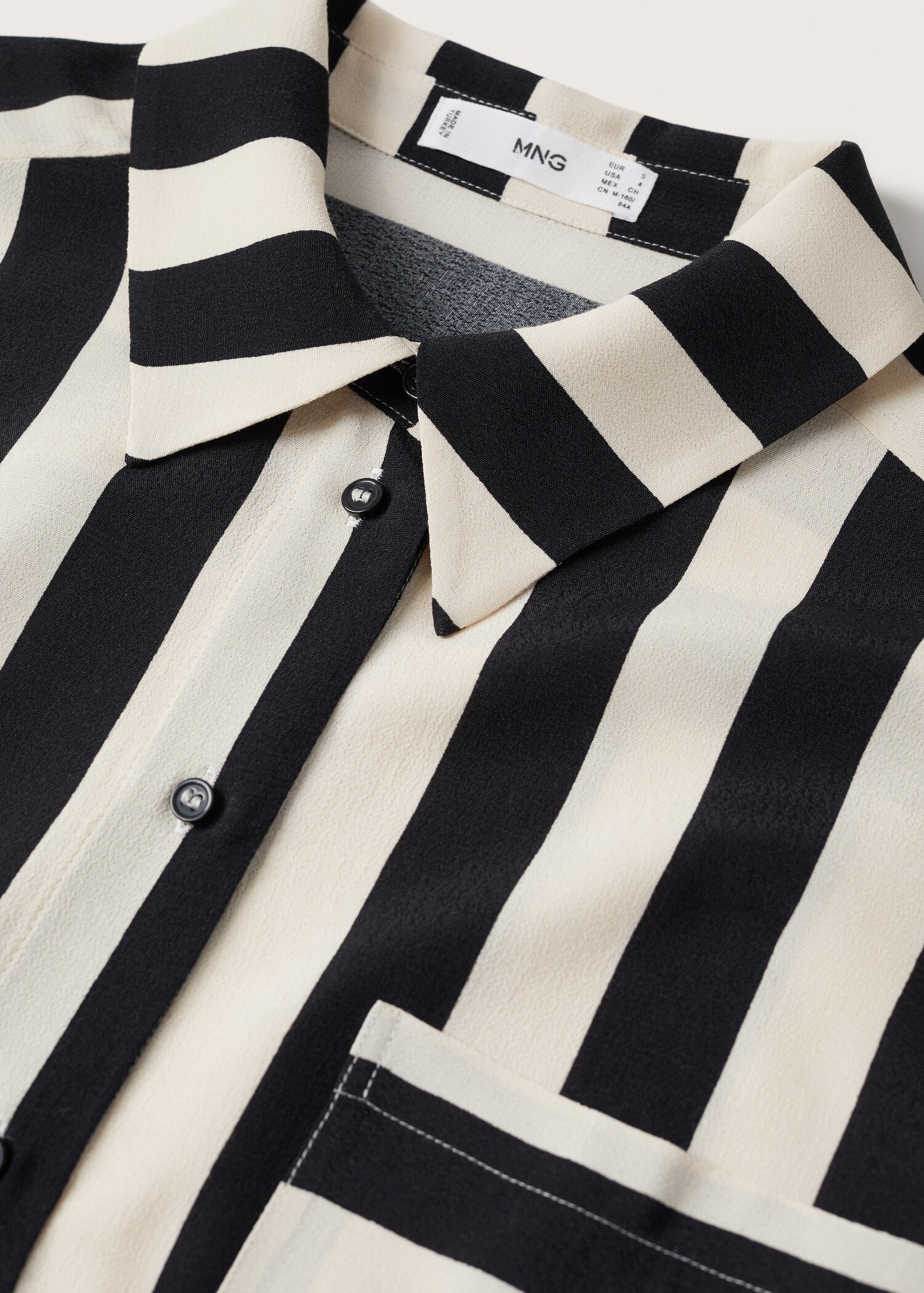 Košile oversize s proužky - Detail zboží 8