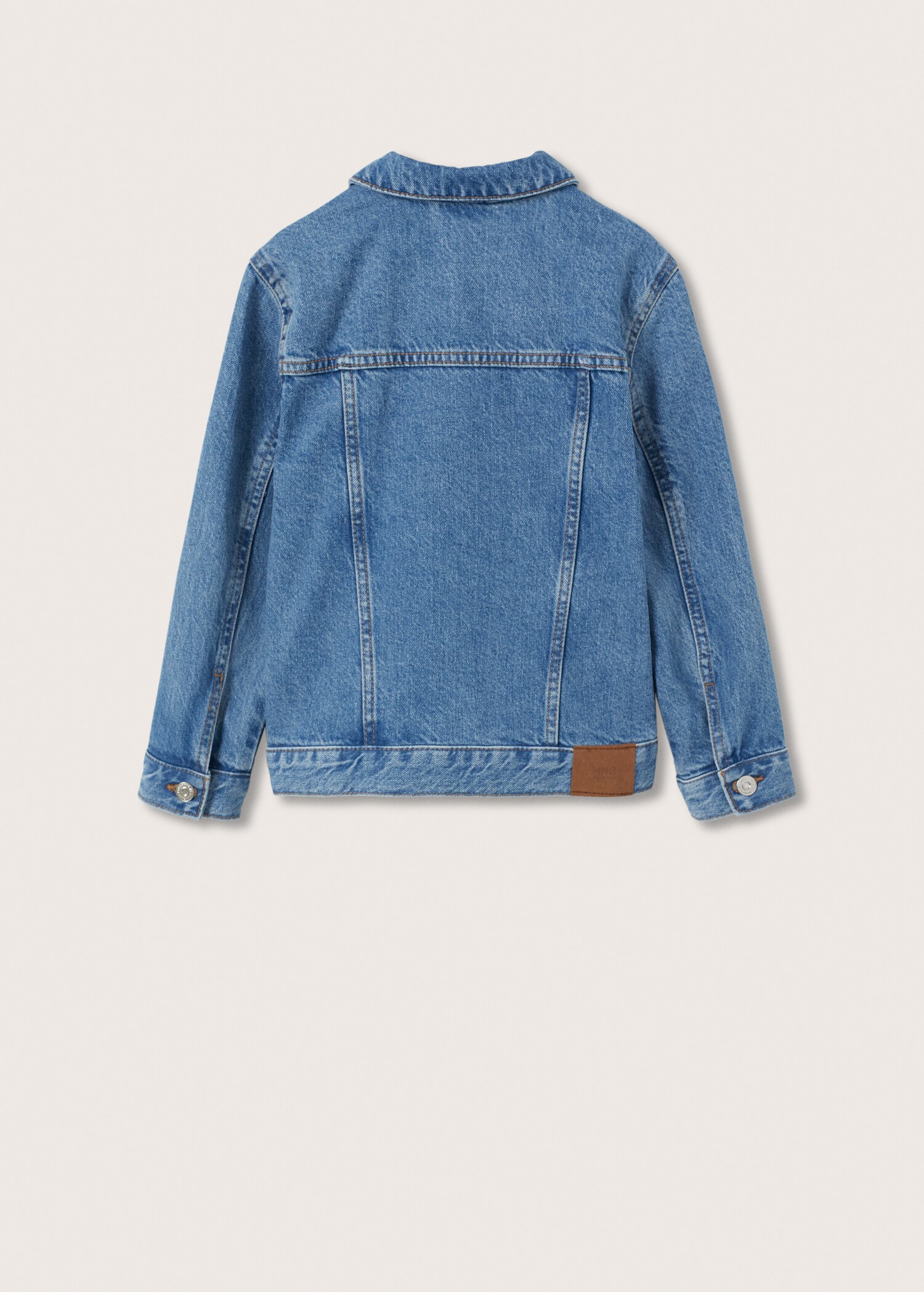 Chaqueta vaquera bolsillos  - Reverso del artículo