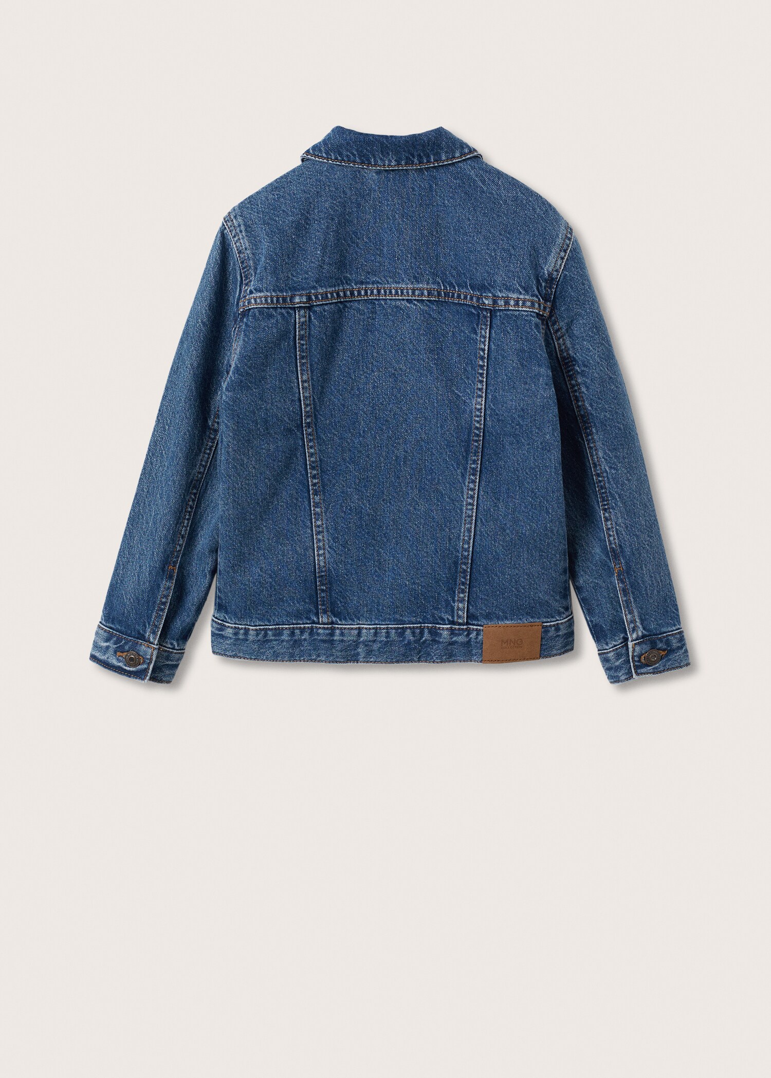 Chaqueta vaquera bolsillos  - Reverso del artículo