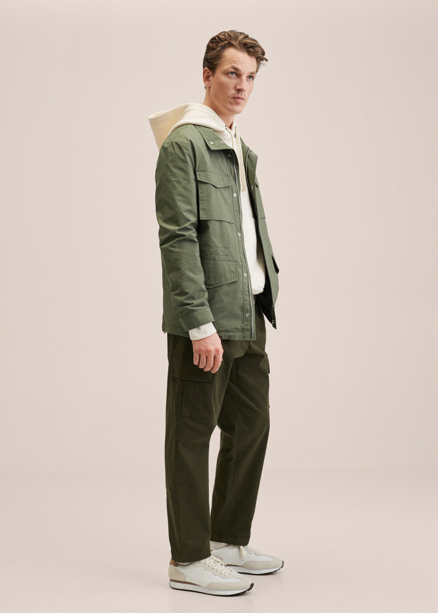 Pockets cotton parka - Details of the article 2
