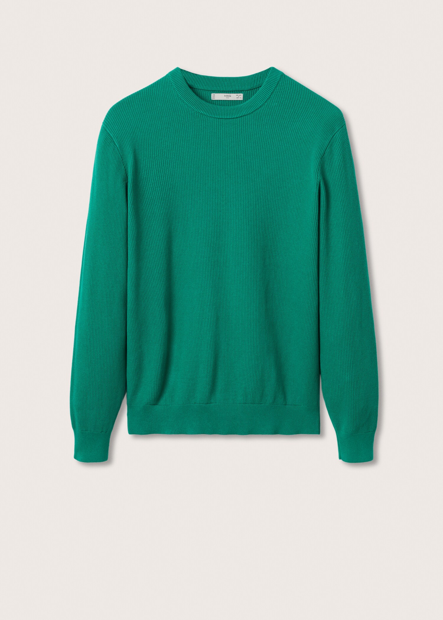 Strukturierter Baumwollpullover - Artikel ohne Model