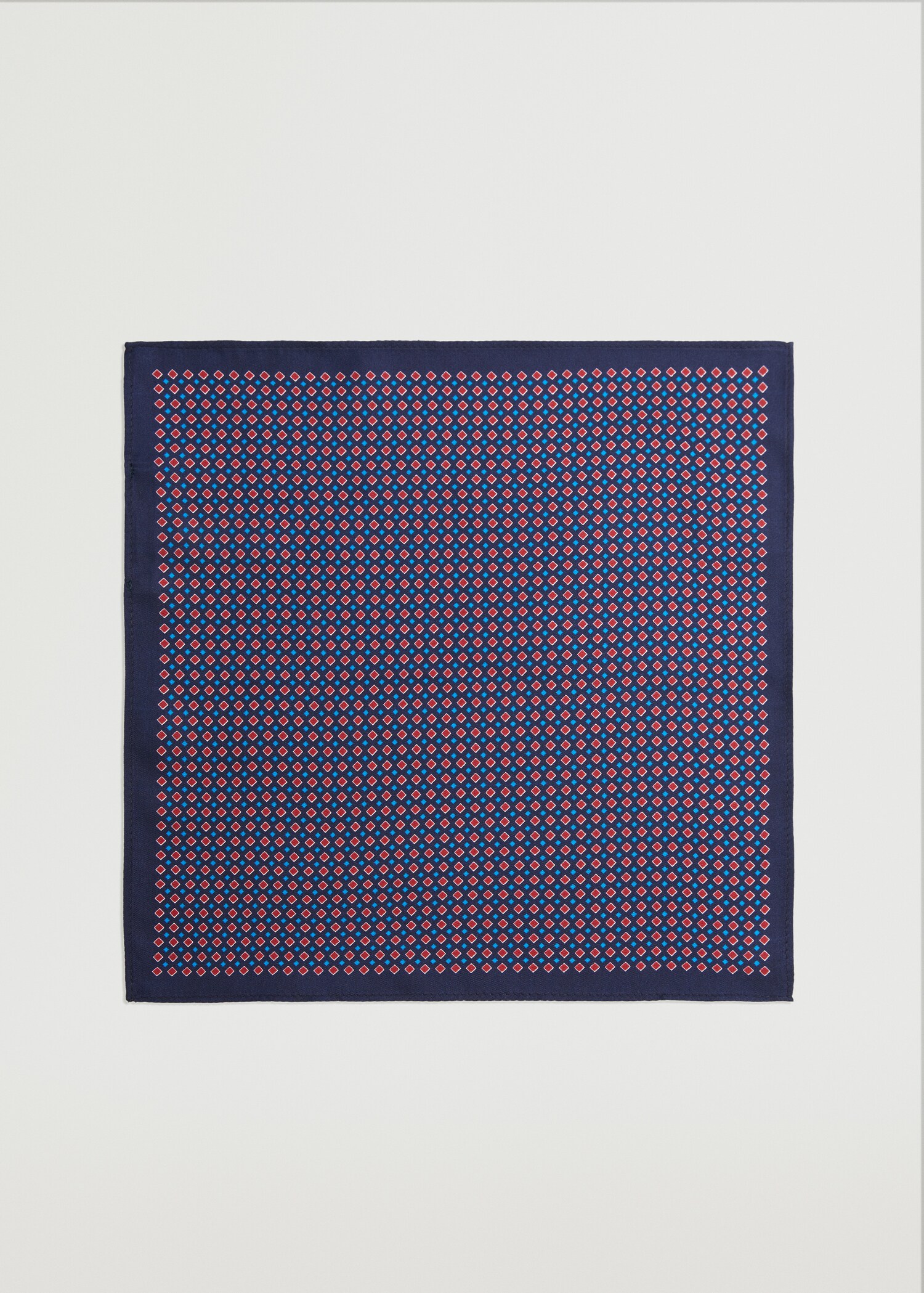 Printed silk pocket square - Article without model