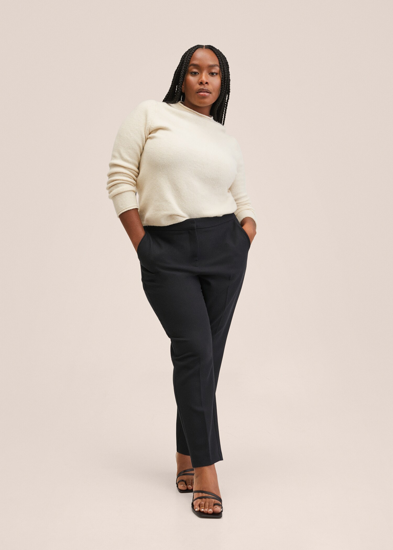 Crop skinny trousers - Details of the article 3