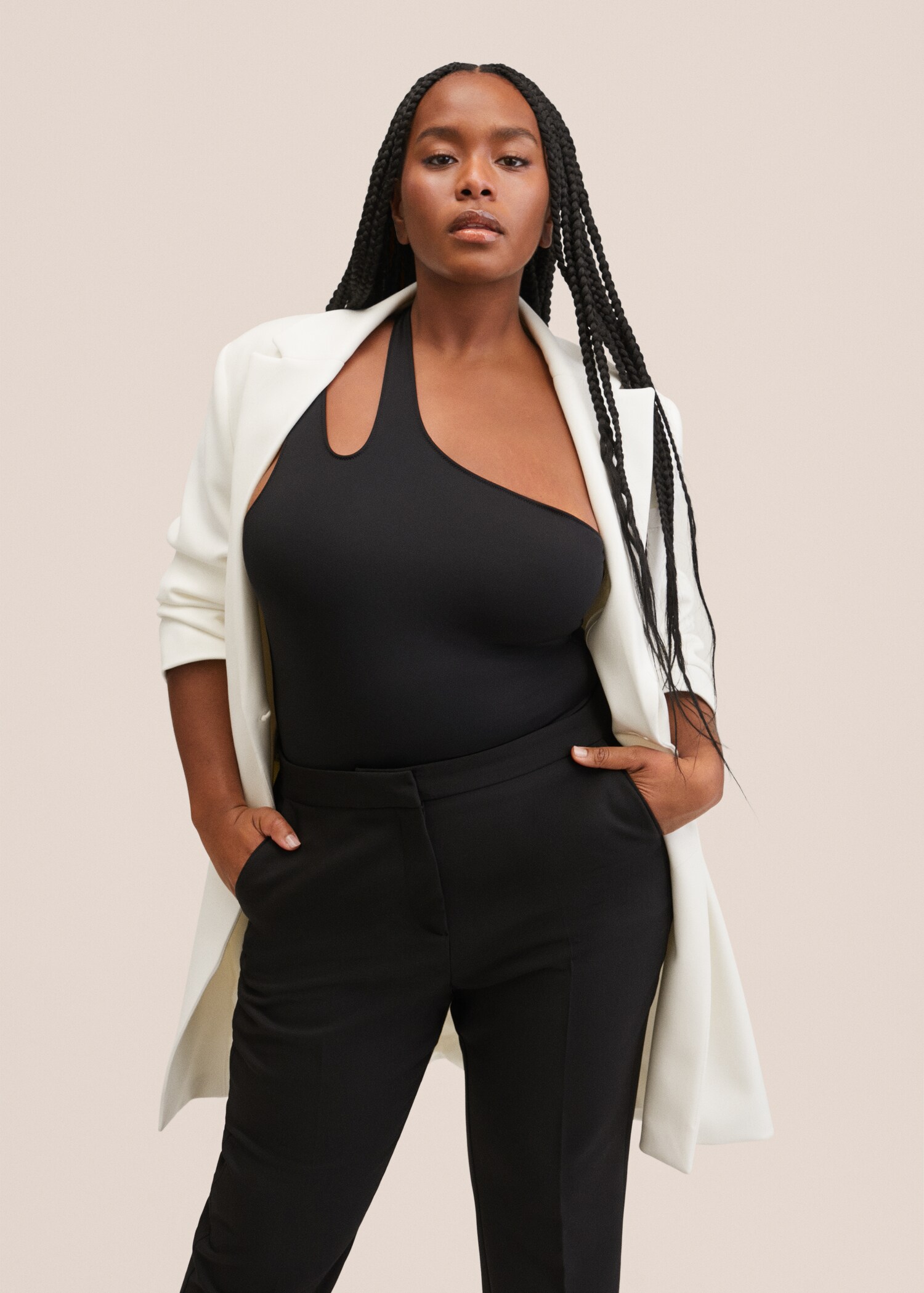 Crop skinny trousers - Details of the article 3