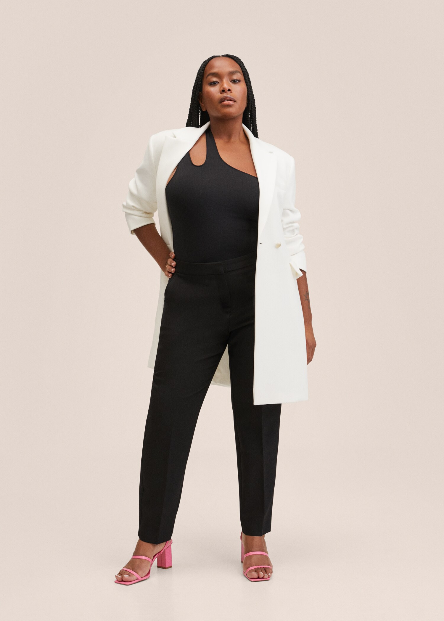 Crop skinny trousers - Details of the article 5