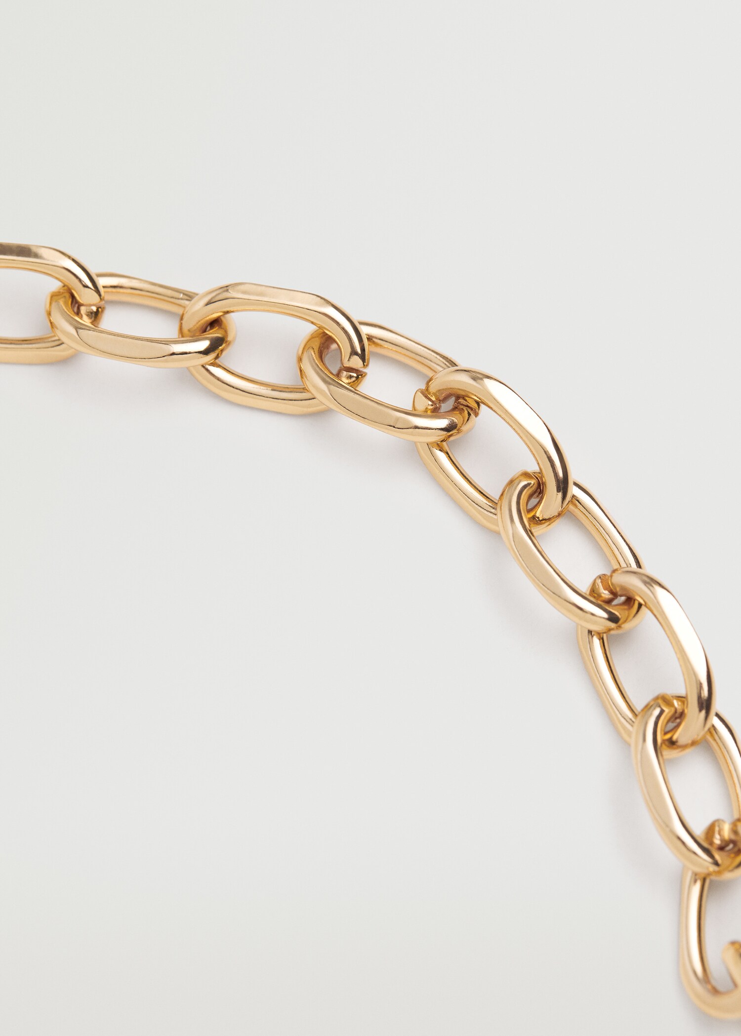 Link chain necklace - Medium plane