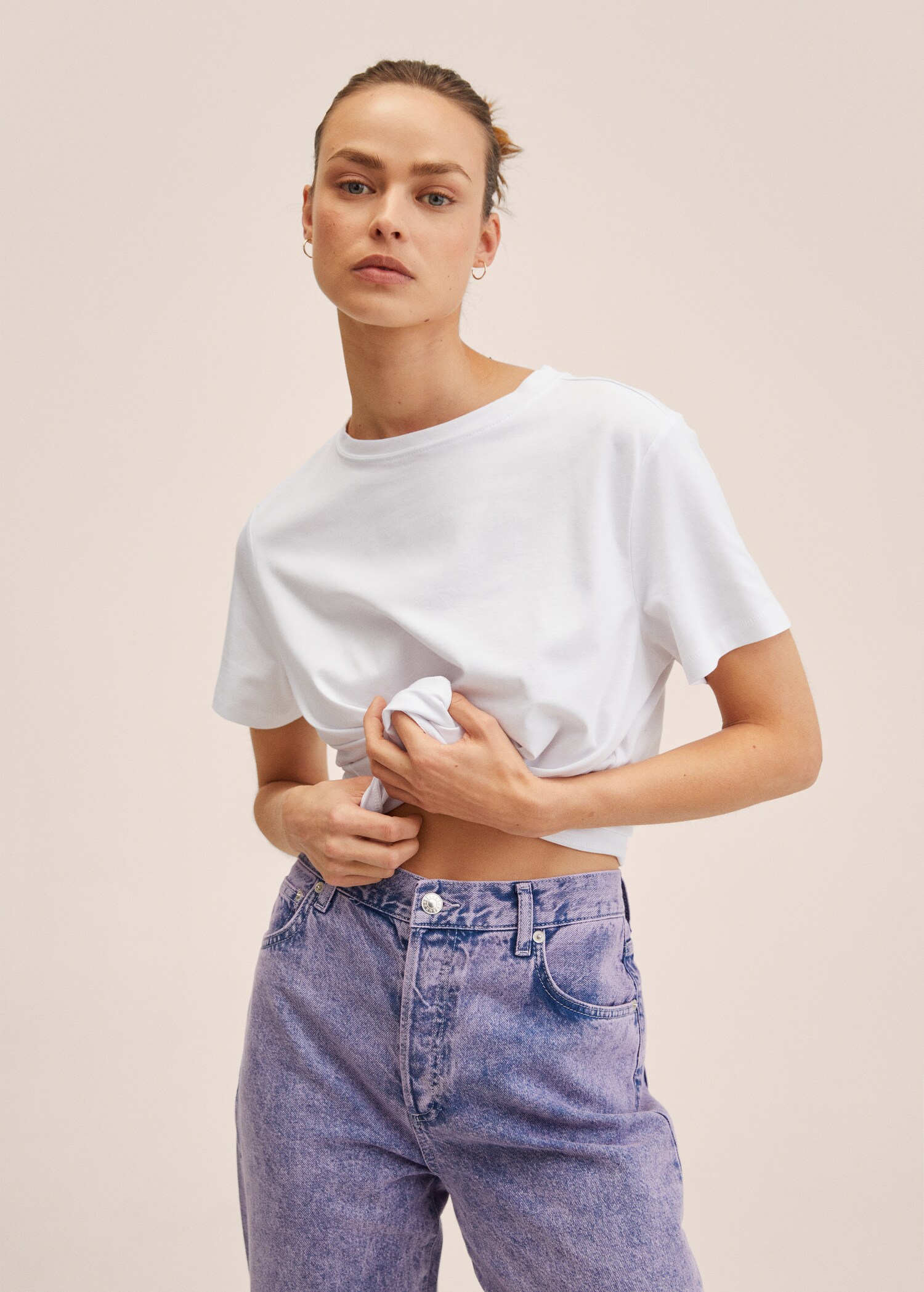 Wideleg-Jeans mit hohem Bund - Detail des Artikels 2